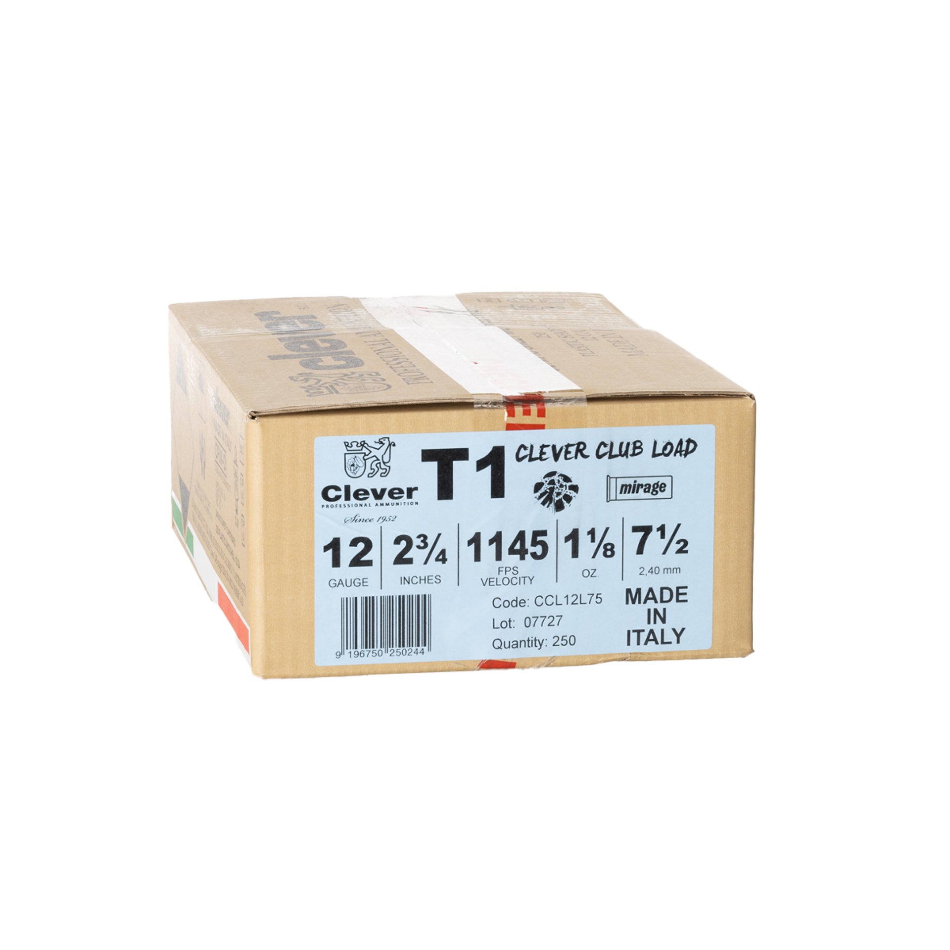 Club Load 12 Gauge 2-3/4" 1-1/8oz #7.5 Shot 1145FPS 25/Box