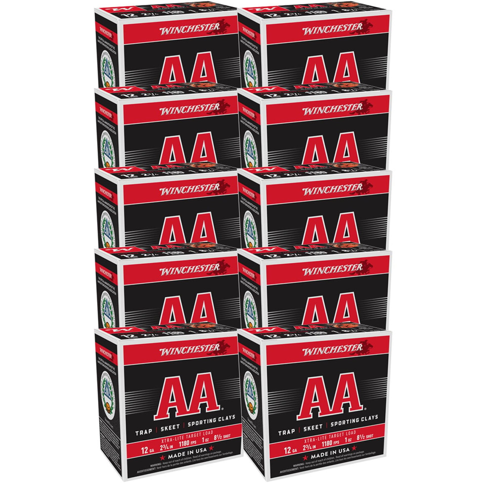 AA Xtra-Lite 12 Gauge 2-3/4" 1 oz #8.5 Shot 250/Case