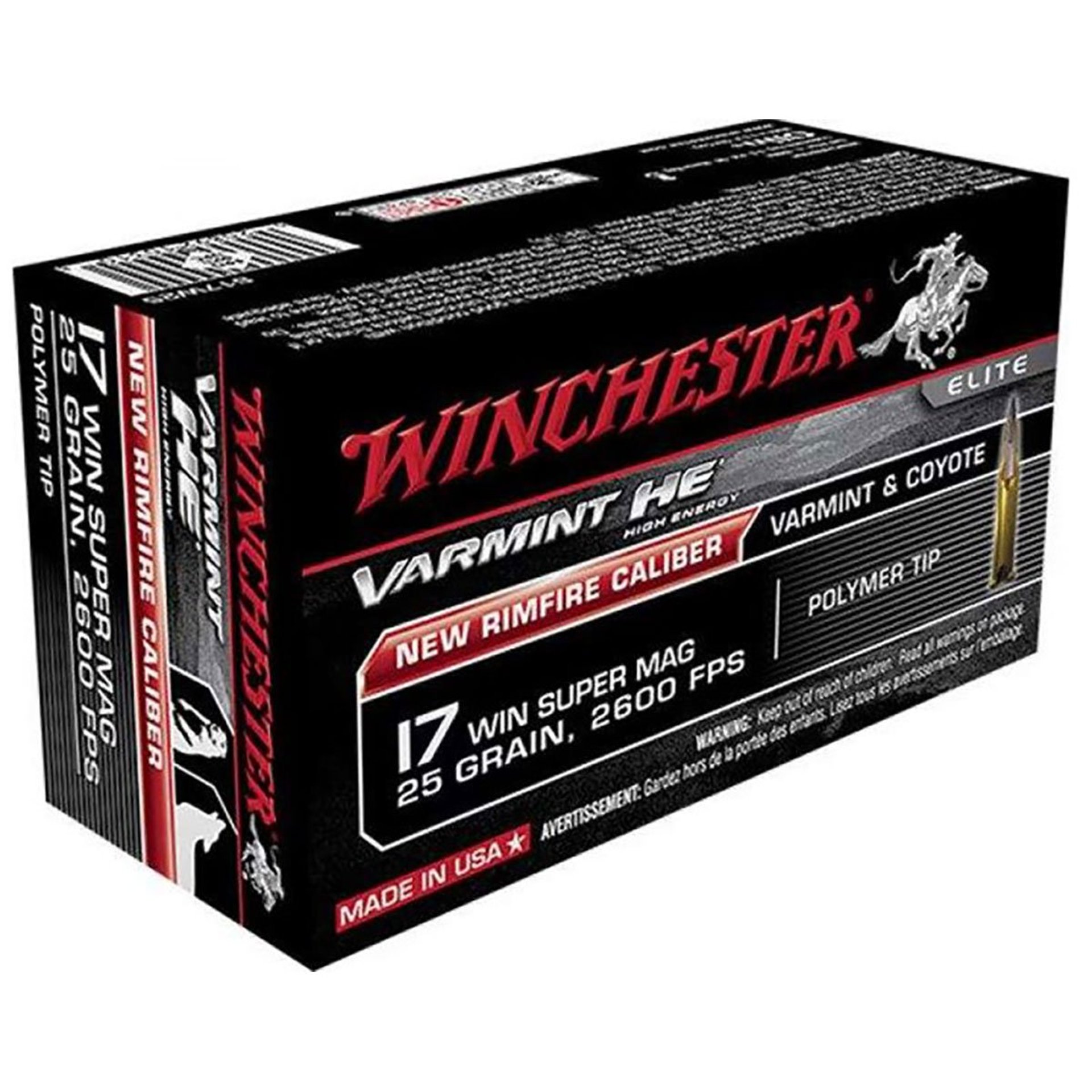 17 WSM 25gr Polymer Tip 50/Box