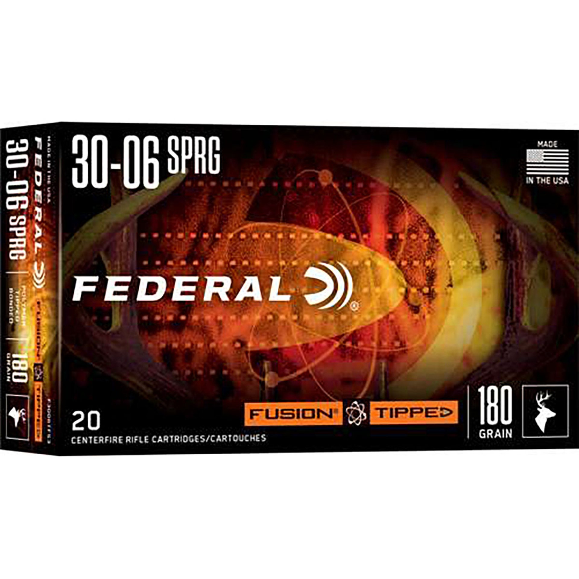 Fusion 30-06 Springfield 180gr Polymer Tipped 20/Box