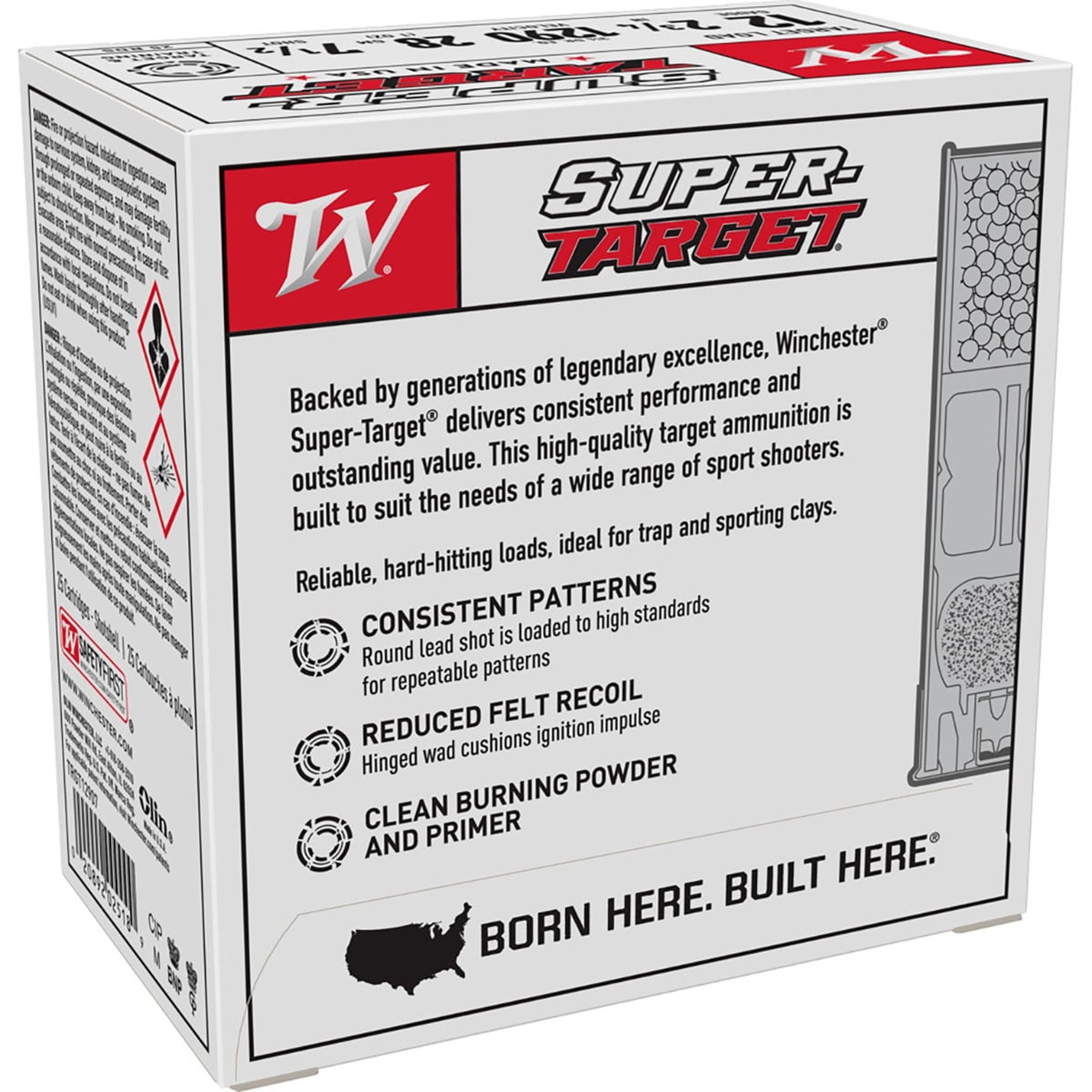 Super Target 12 Gauge 2-3/4" 1oz #7.5 Shot 1290 FPS 250/Case