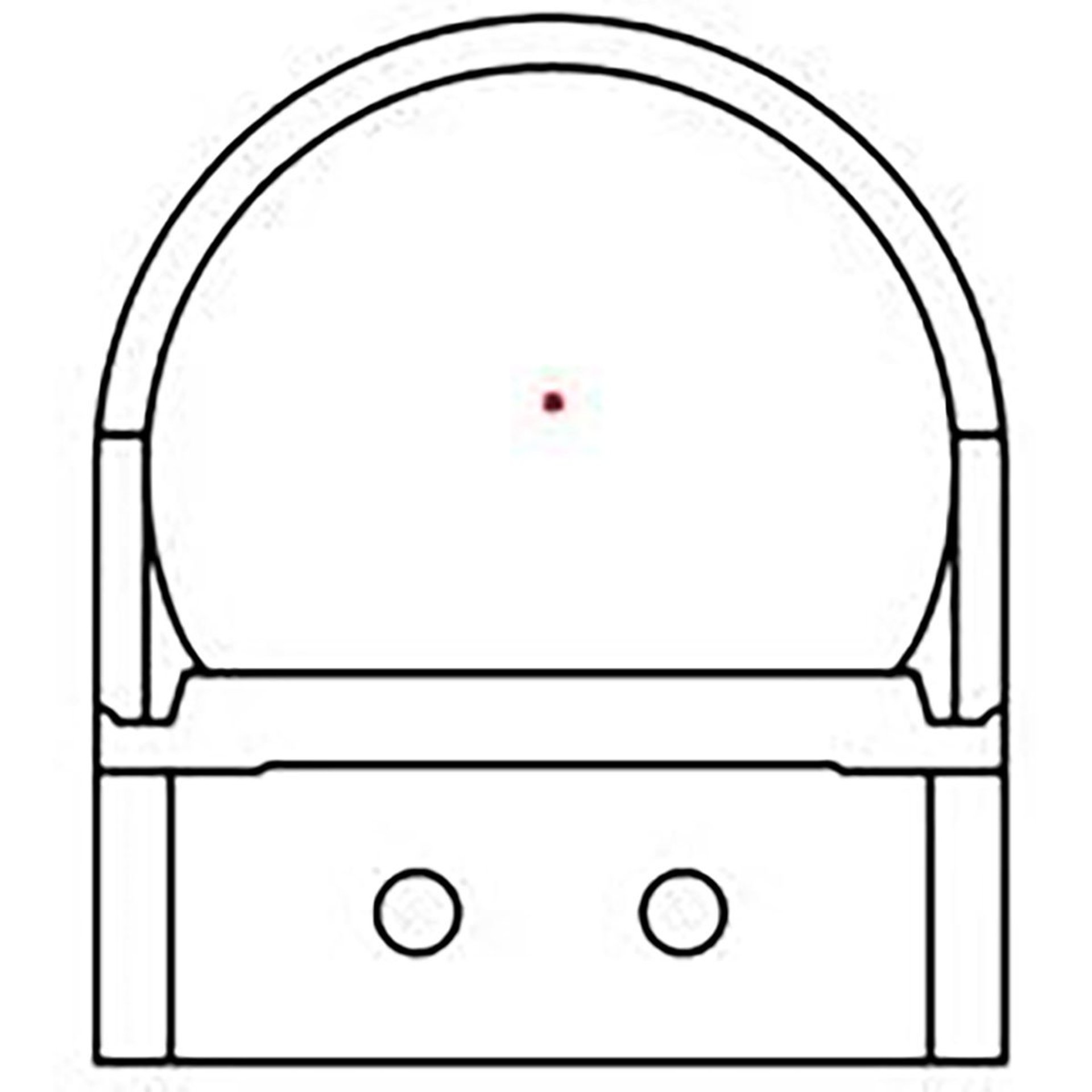 CT RAD Rapid Aiming Dot 3 MOA Red Dot Reticle Black