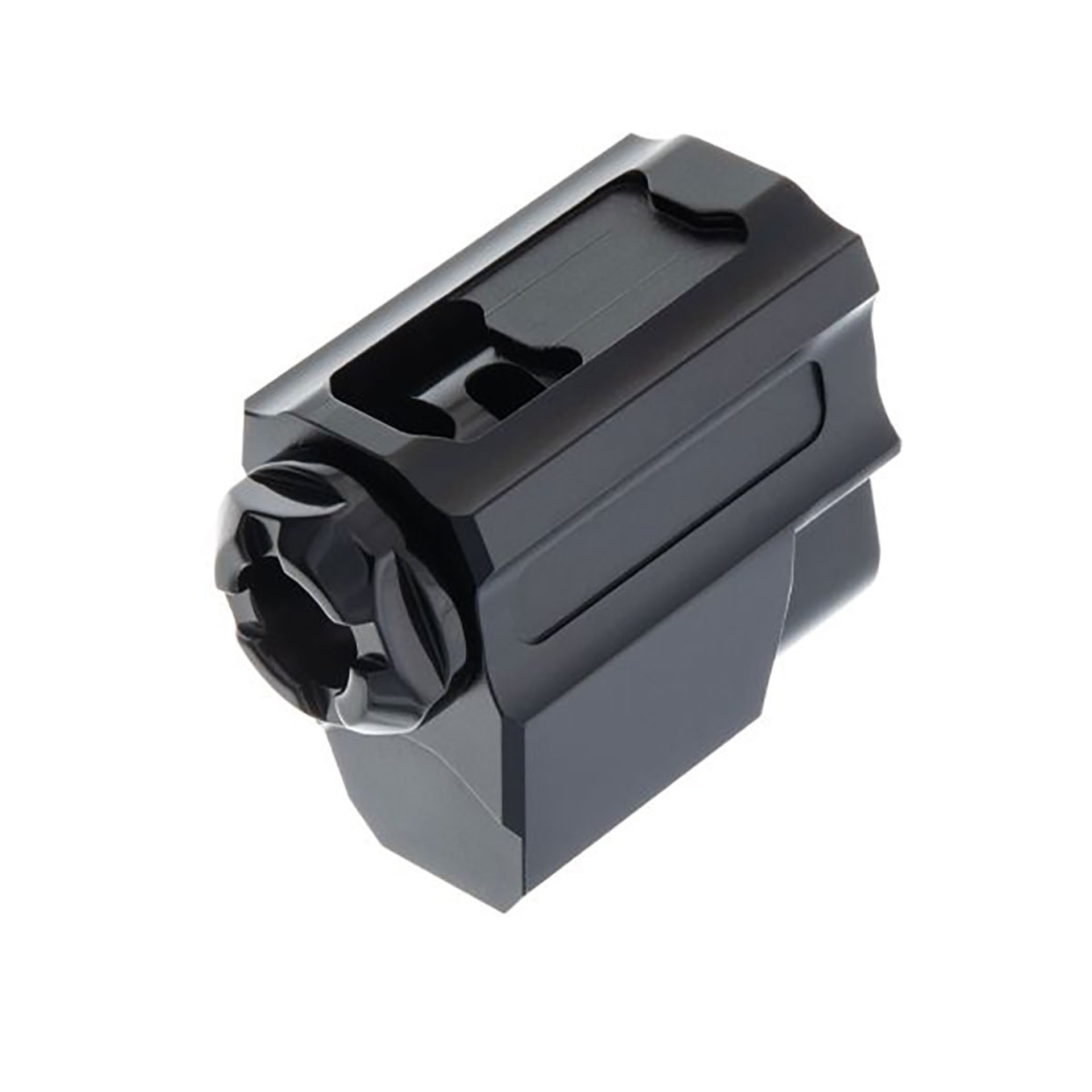Sig Sauer 9mm Muzzle Brake Compensator For P320 - 1/2x28 Threads - Black Aluminum - USA Made