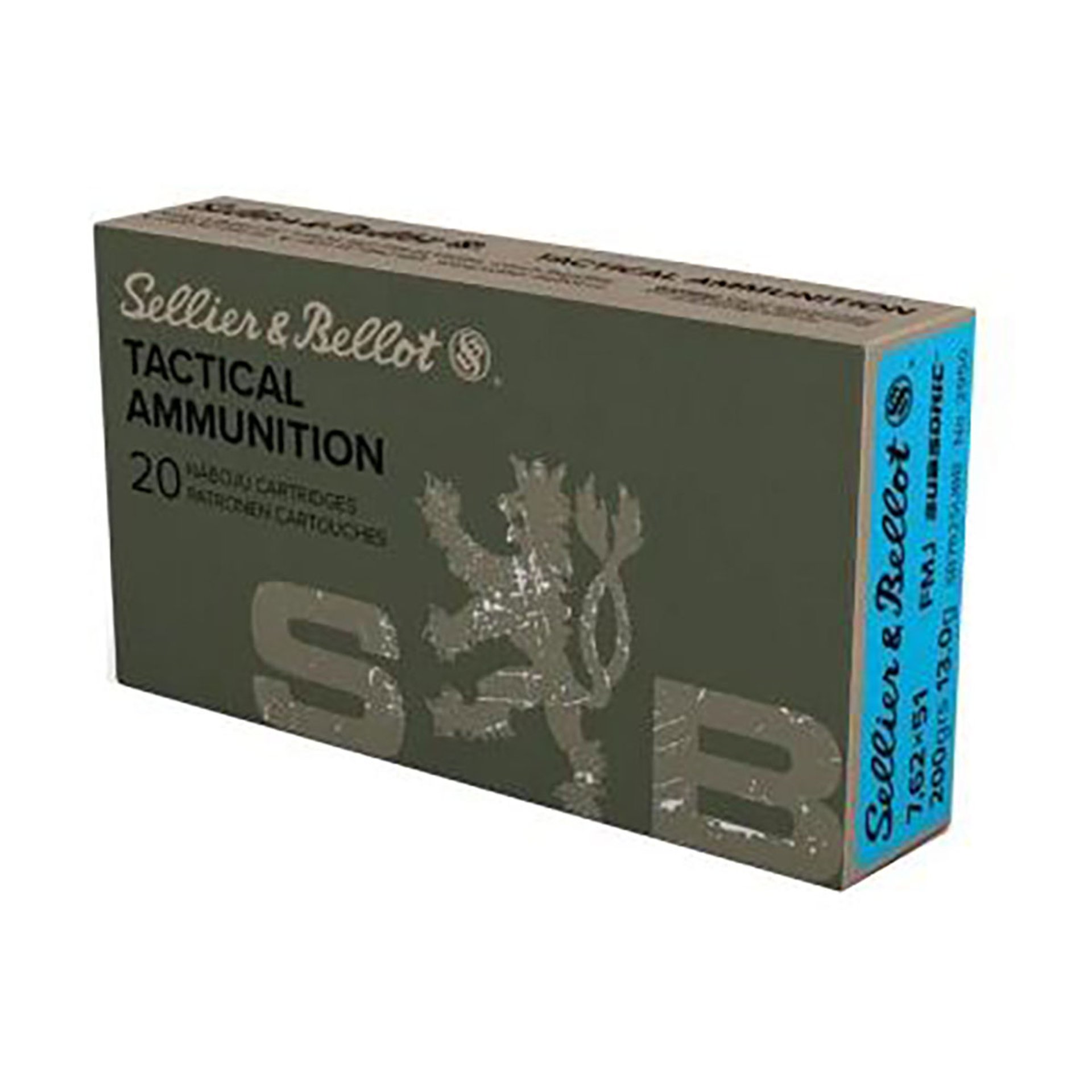 7.62x51 Subsonic 200gr FMJ 20/Box