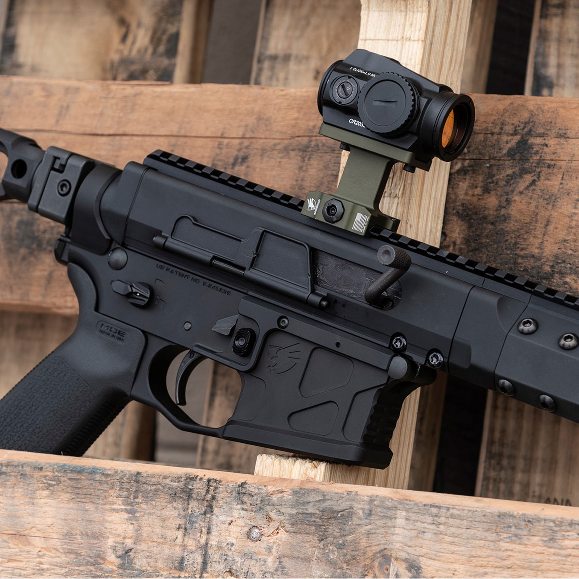 AMERICAN DEFENSE MANUFACTURING - UIC-180 STRIPPED LOWER AMBI RECEIVER