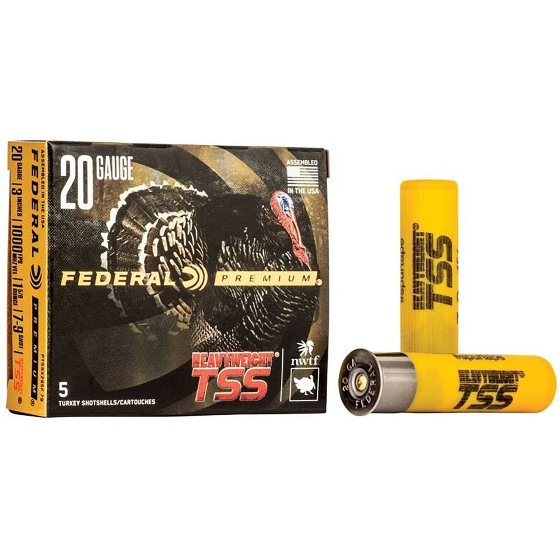 Heavyweight TSS 20 Gauge 3" 1-5/8oz #7 & #9 Shot 5/Box