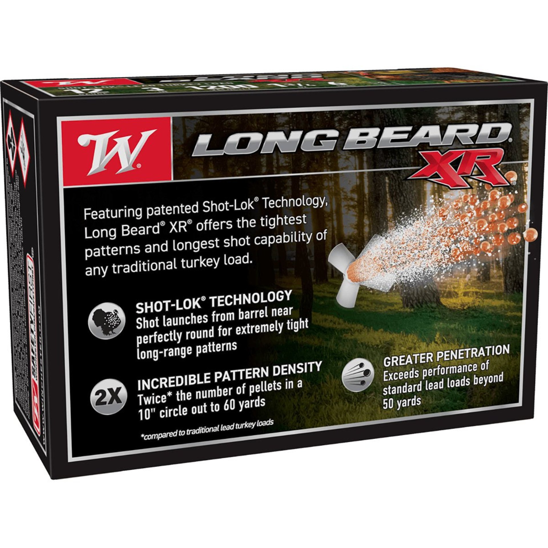 Long Beard XR 12 Gauge 3" 1-3/4oz # 6 Shot 10/Box