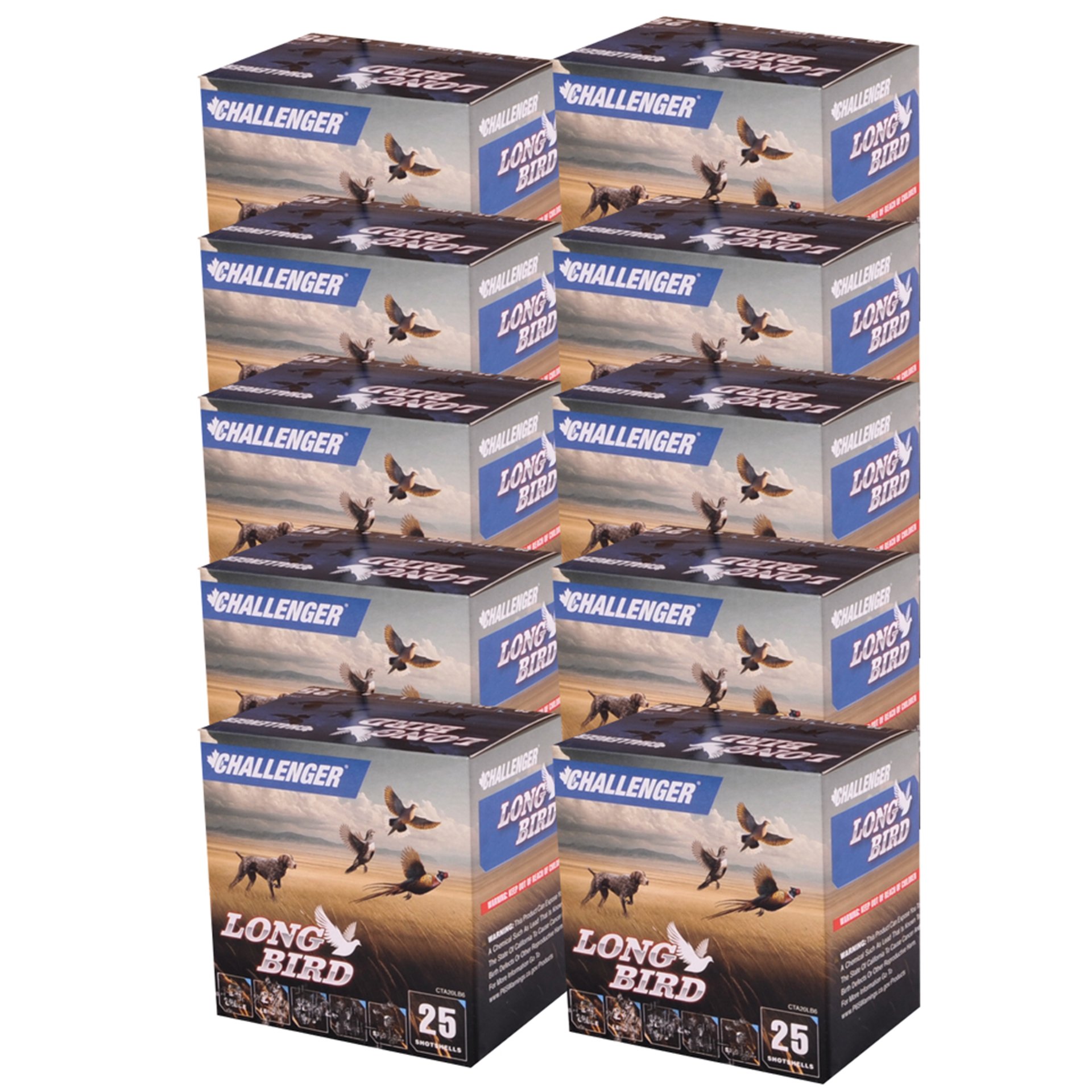 Long Bird 12 Gauge 2-3/4" 1-1/8oz #7.5 Shot 250/Case