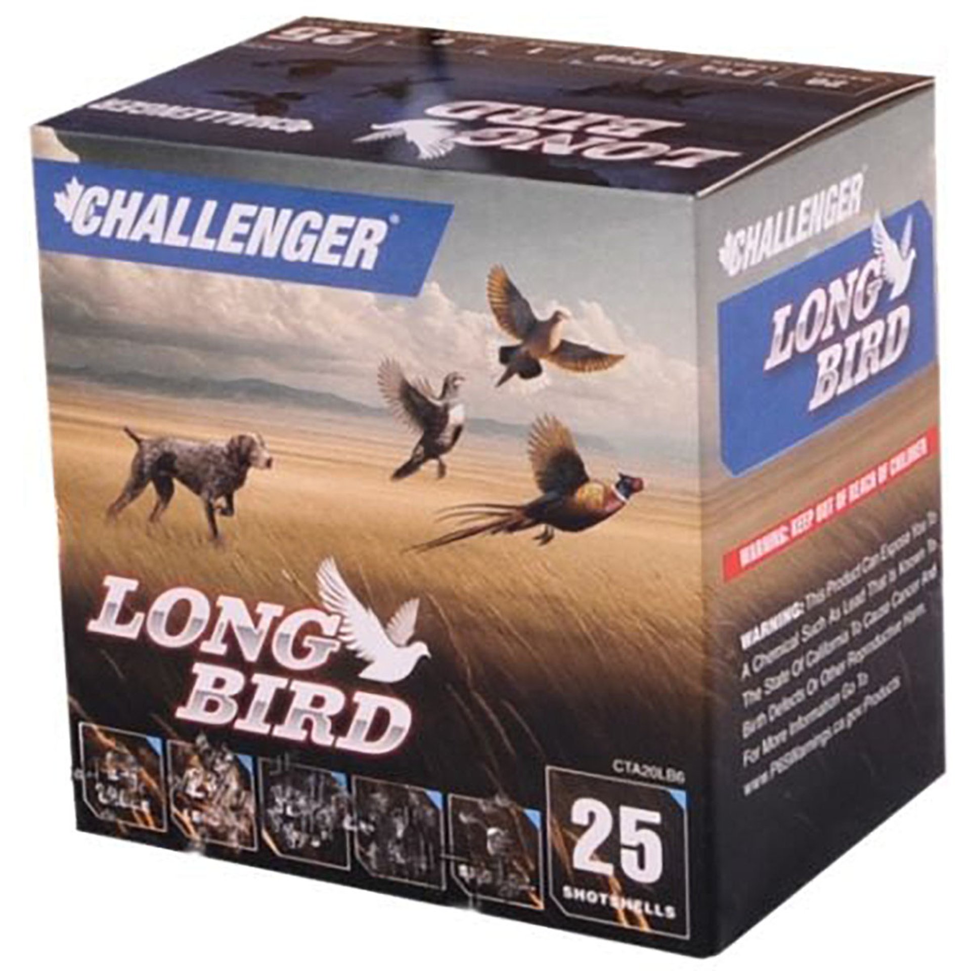 Long Bird 12 Gauge 2-3/4" 1-1/8oz #6 Shot 250/Case