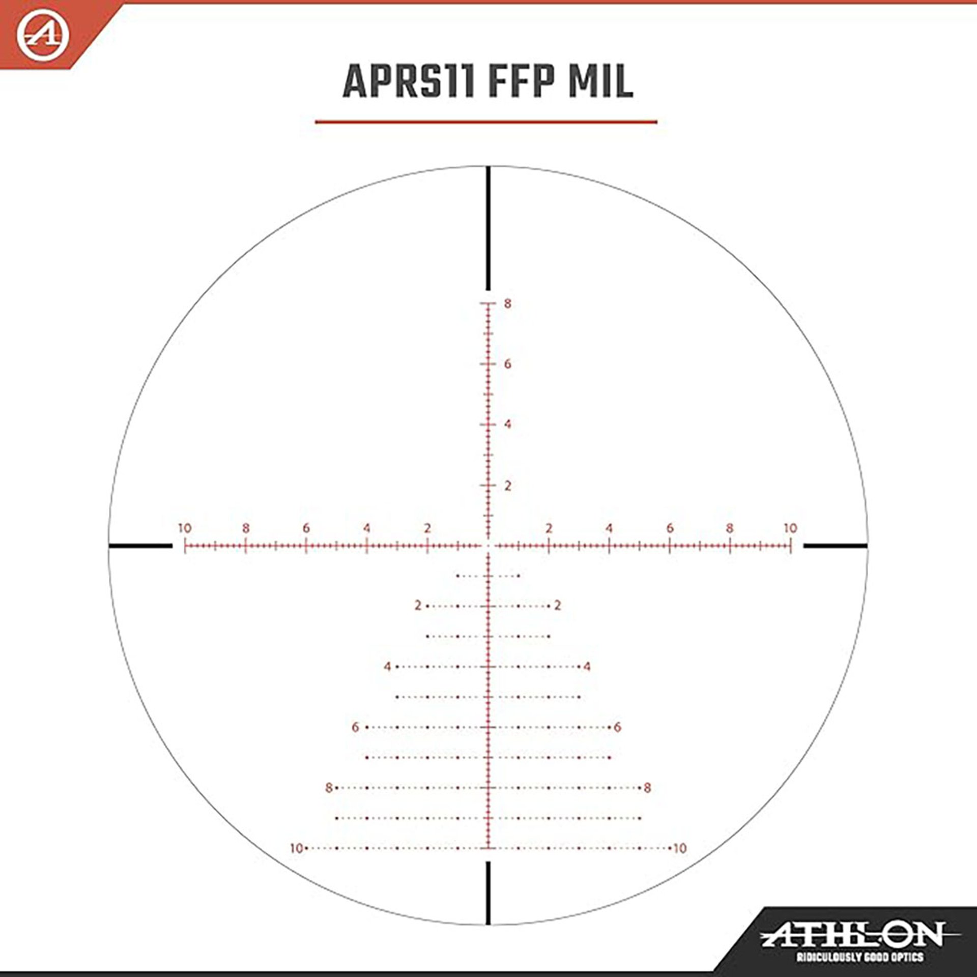 Argos BTR Gen3 8-34x56mm FFP Ill APRS11 MIL Reticle Black