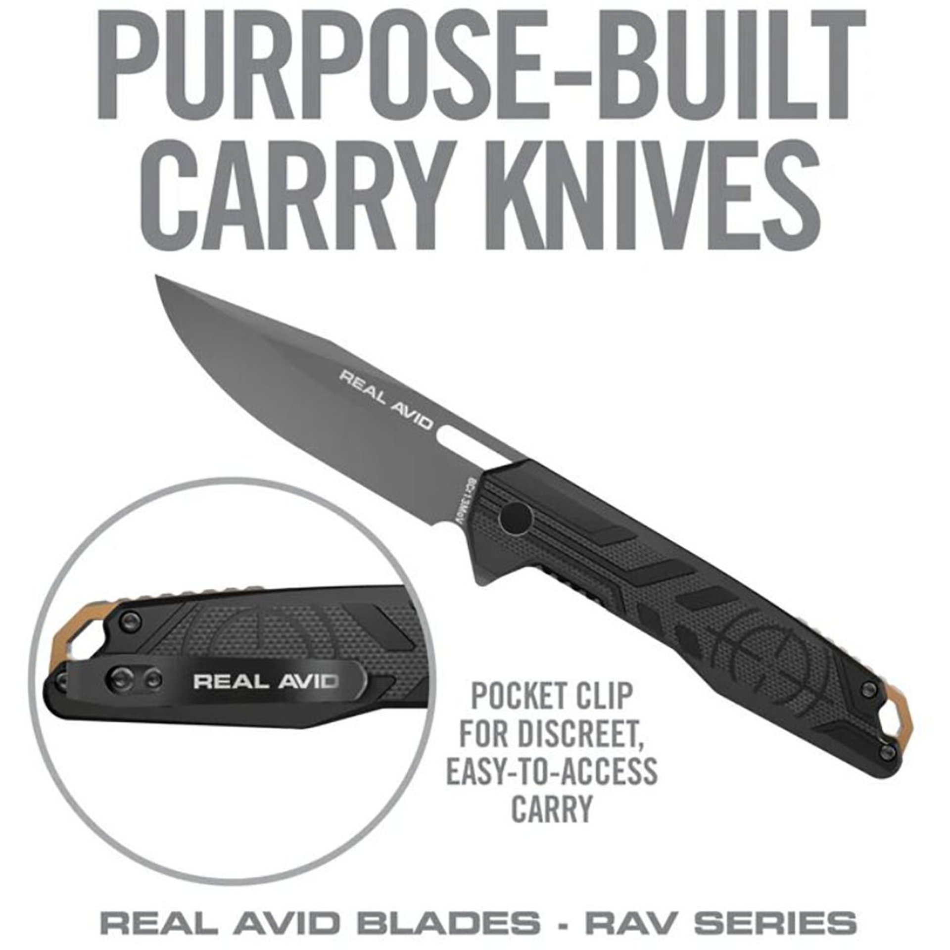 RAV-7 Drop Point Folding Carry Knife Titanium Coat