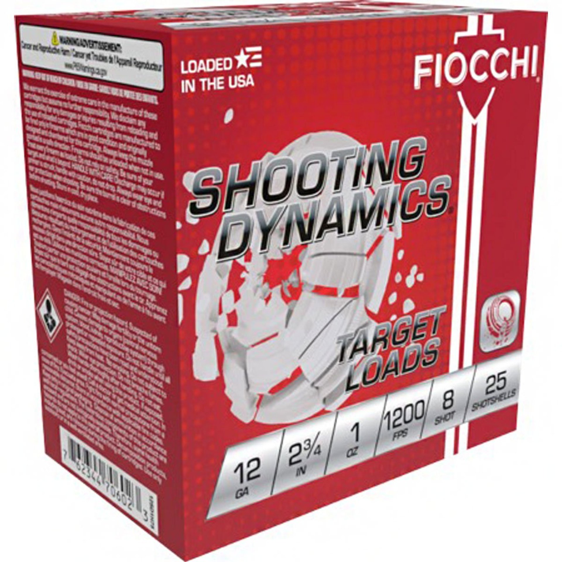 Shooting Dynamics Target 12 Gauge 2-3/4" 1oz #8 Shot 25/Box