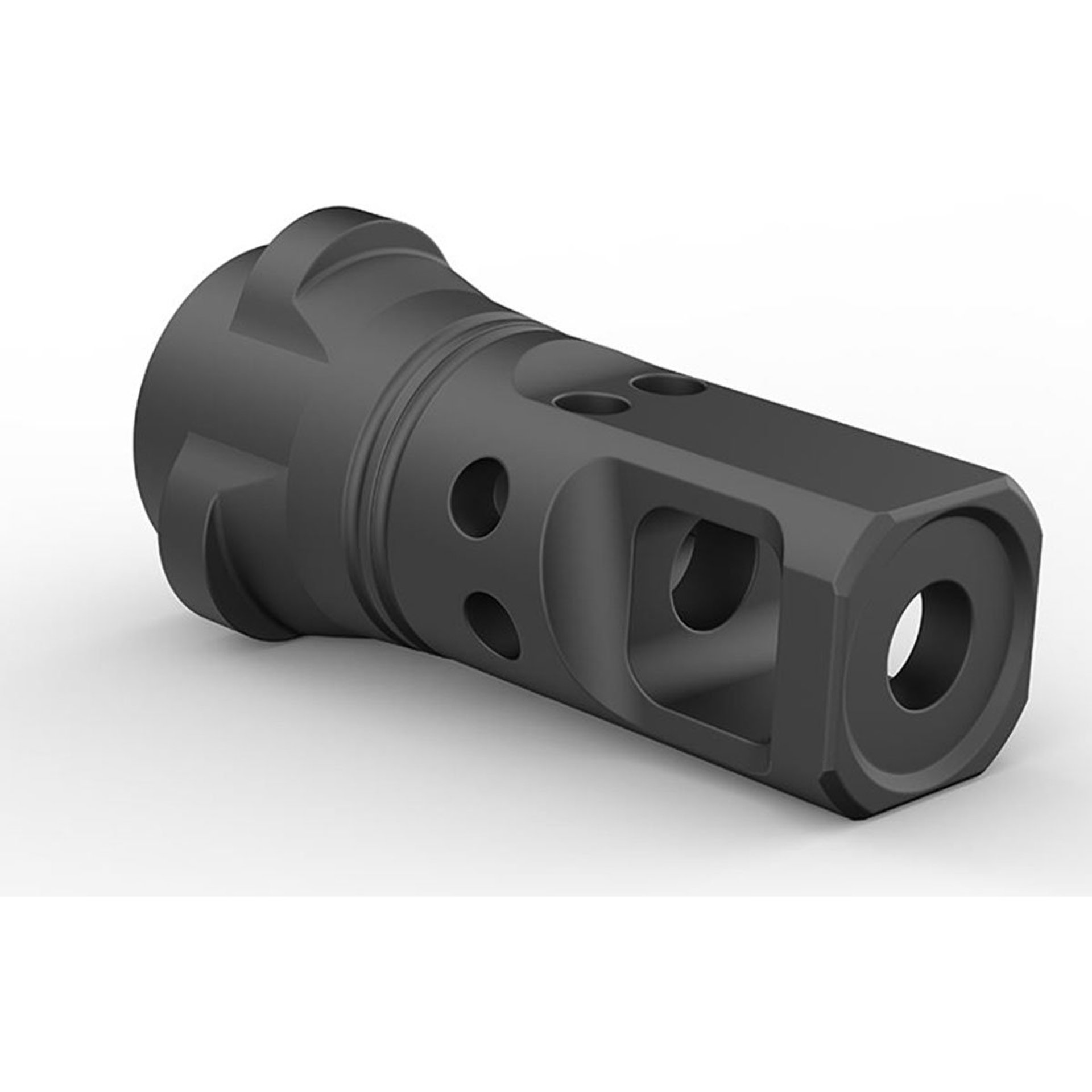Echo 9mm Single-Port Muzzle Brake for Breek-LOK 3QD 1/2x28"