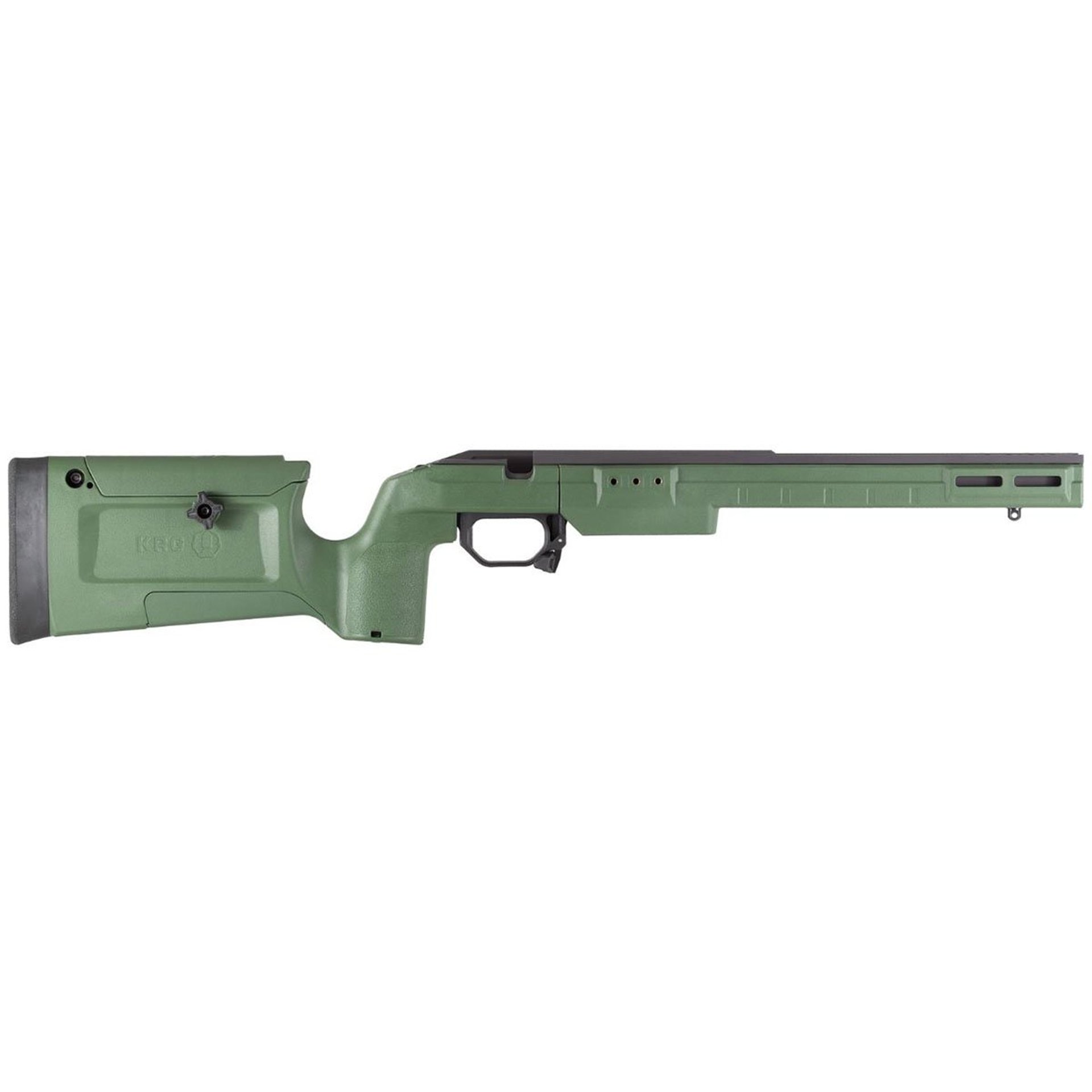 Bravo Chassis for Ruger American Short Action Sako Green
