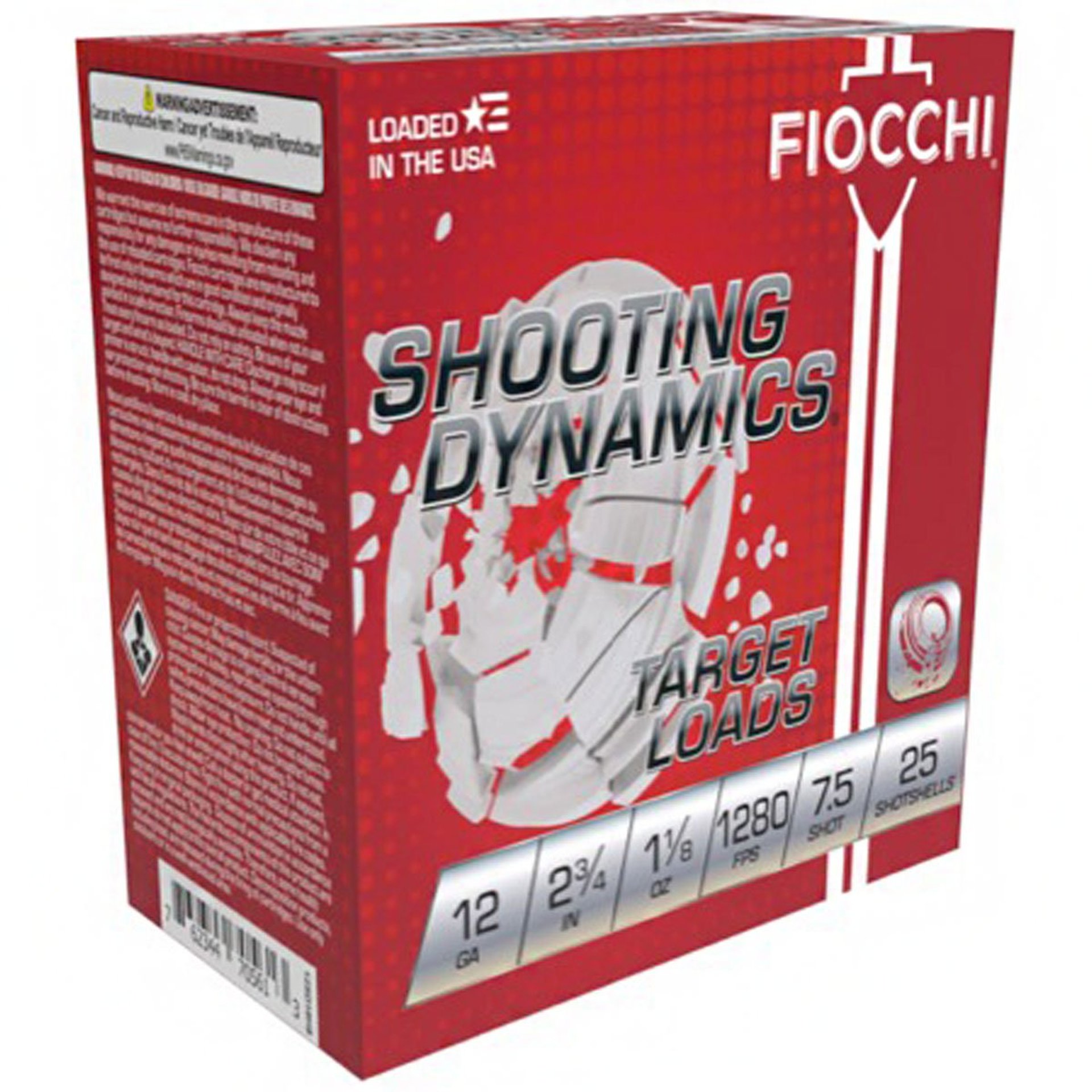 Shooting Dynamics 12 gauge 2-3/4" 1-1/8oz #7.5 Shot 25/Box
