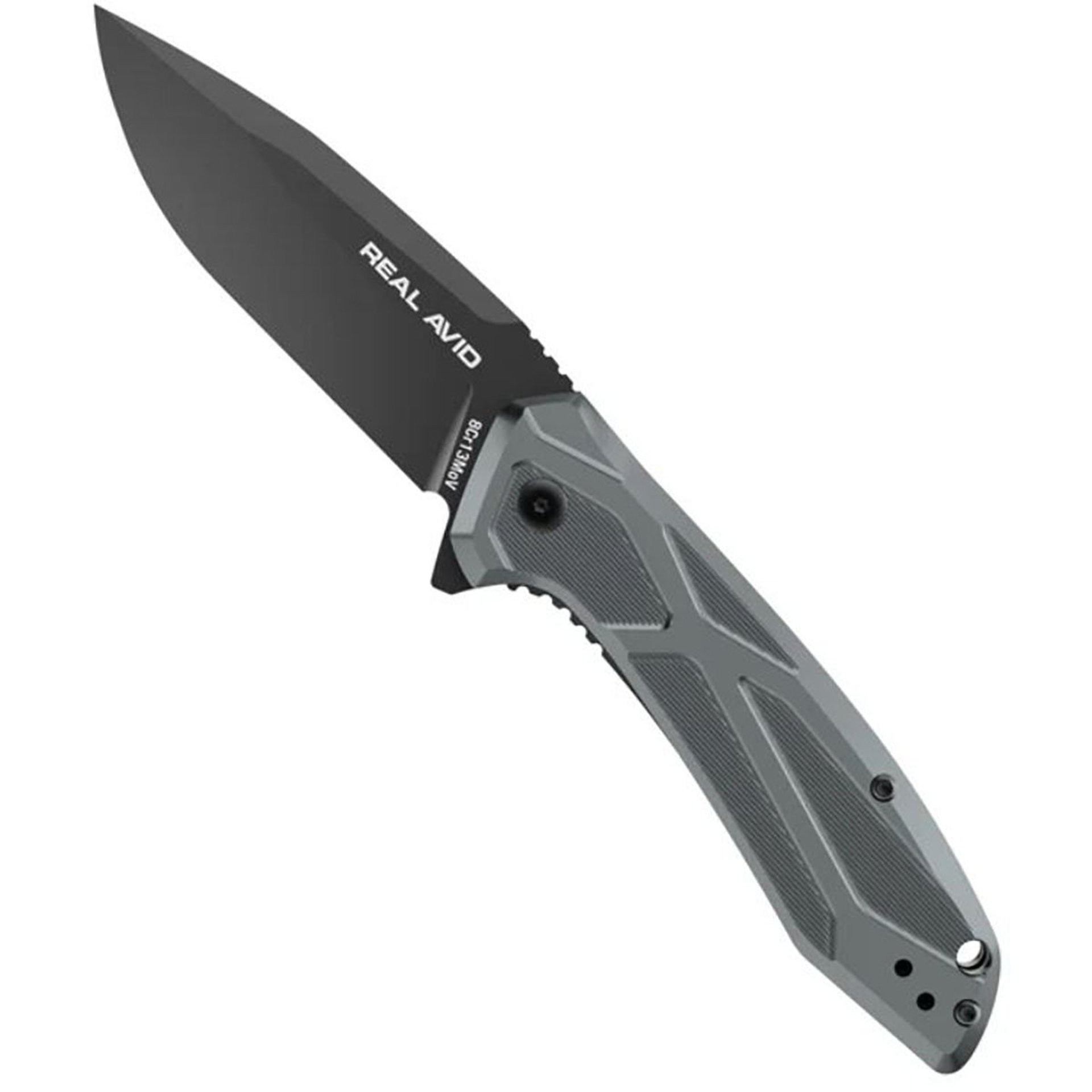 RAV-2 Drop Point Folding Carry Knife Black Oxide