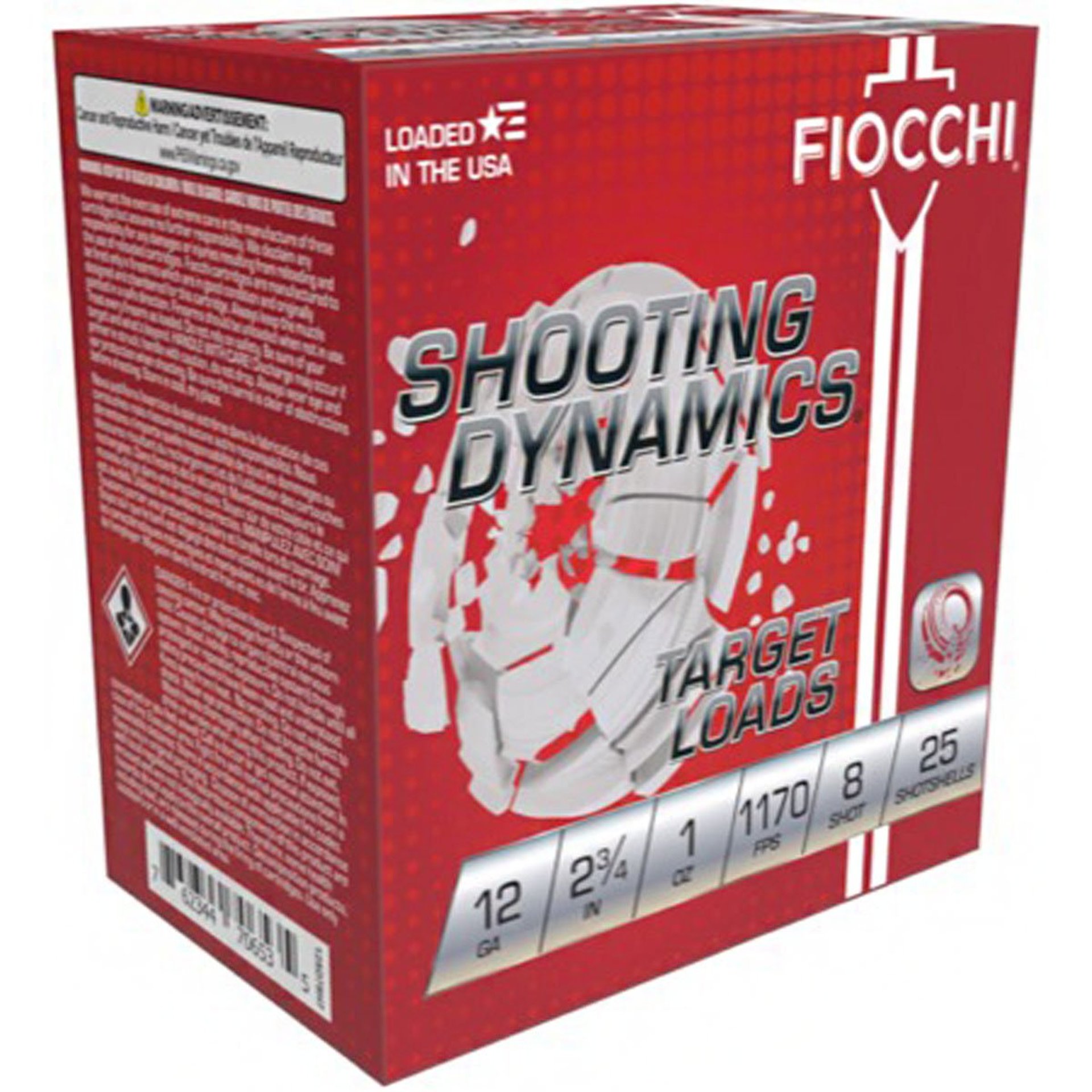 Shooting Dynamics Target 12 Gauge 2-3/4" 1oz #8 Shot 25/Box