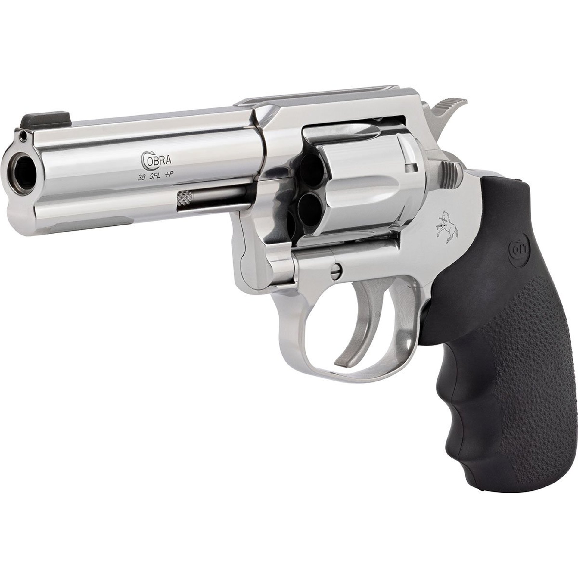 Cobra 38 Special +P 4"BBL 6RD Bead Sight Stainless