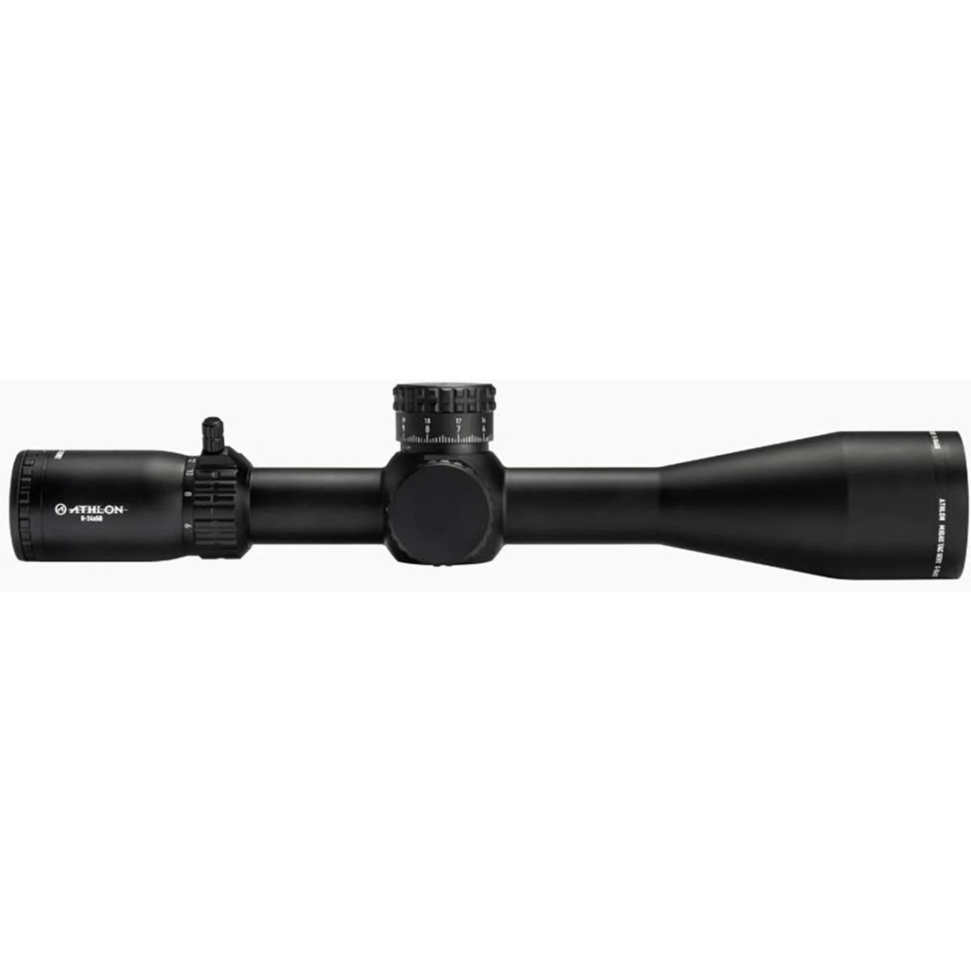 Midas TAC Gen2 HD 6-24x50mm FFP APRS15 Mil Reticle Black