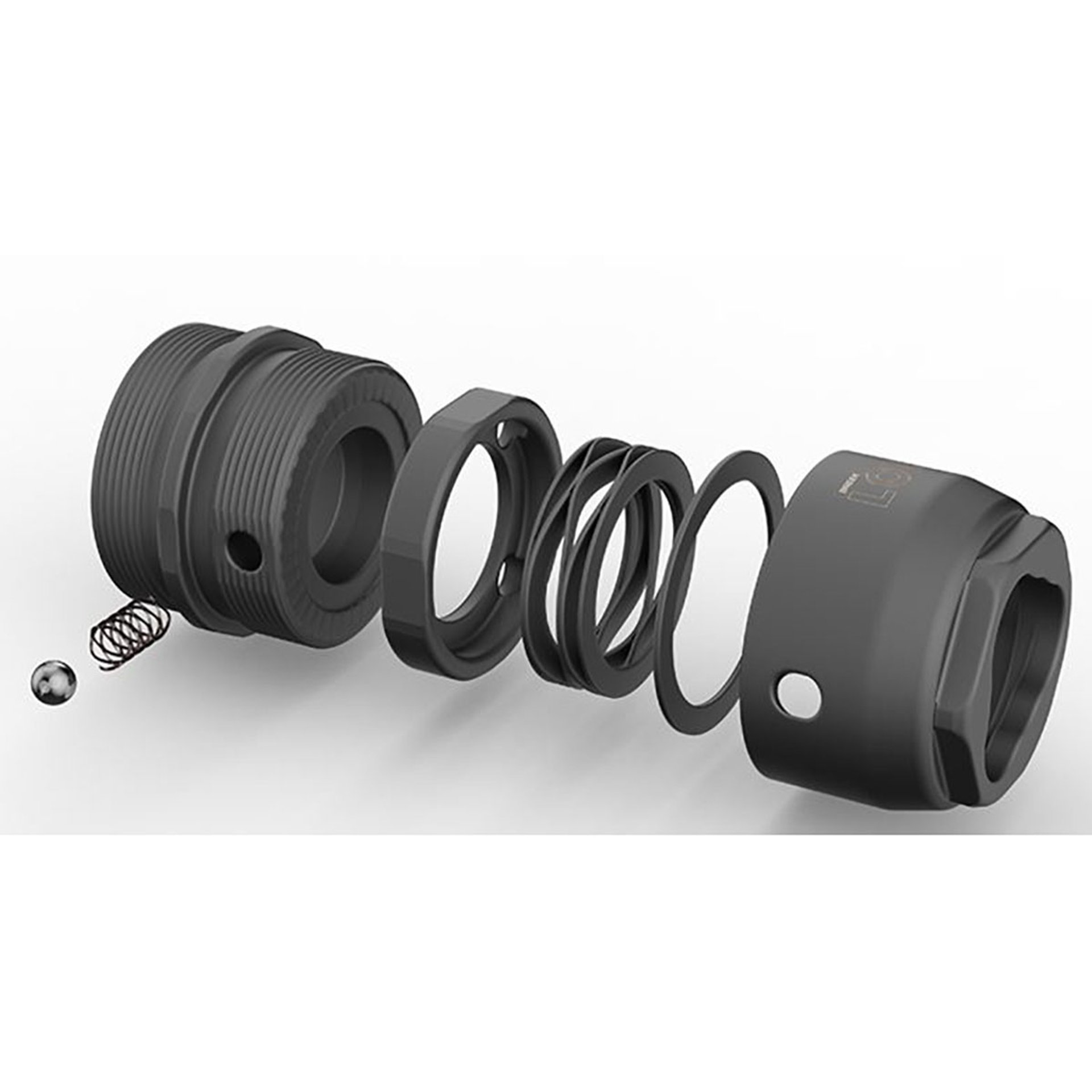Breek-LOK 3QD QD Suppressor Mount HUB Assembly 1.375x24