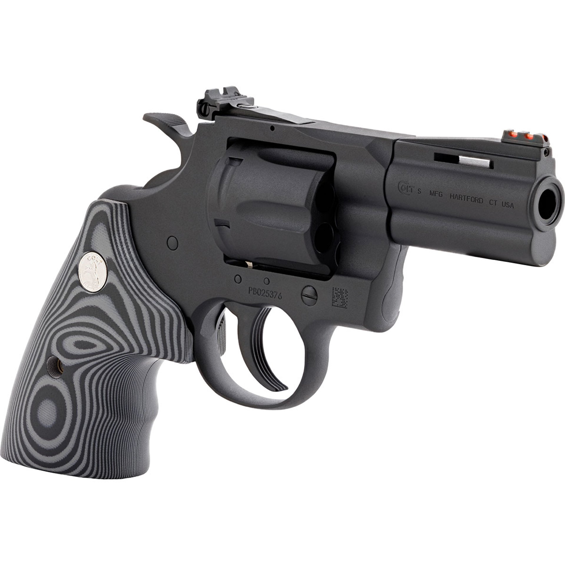 Python 357 Magnum 3" BBL 6RD G10 Grip Matte Blued