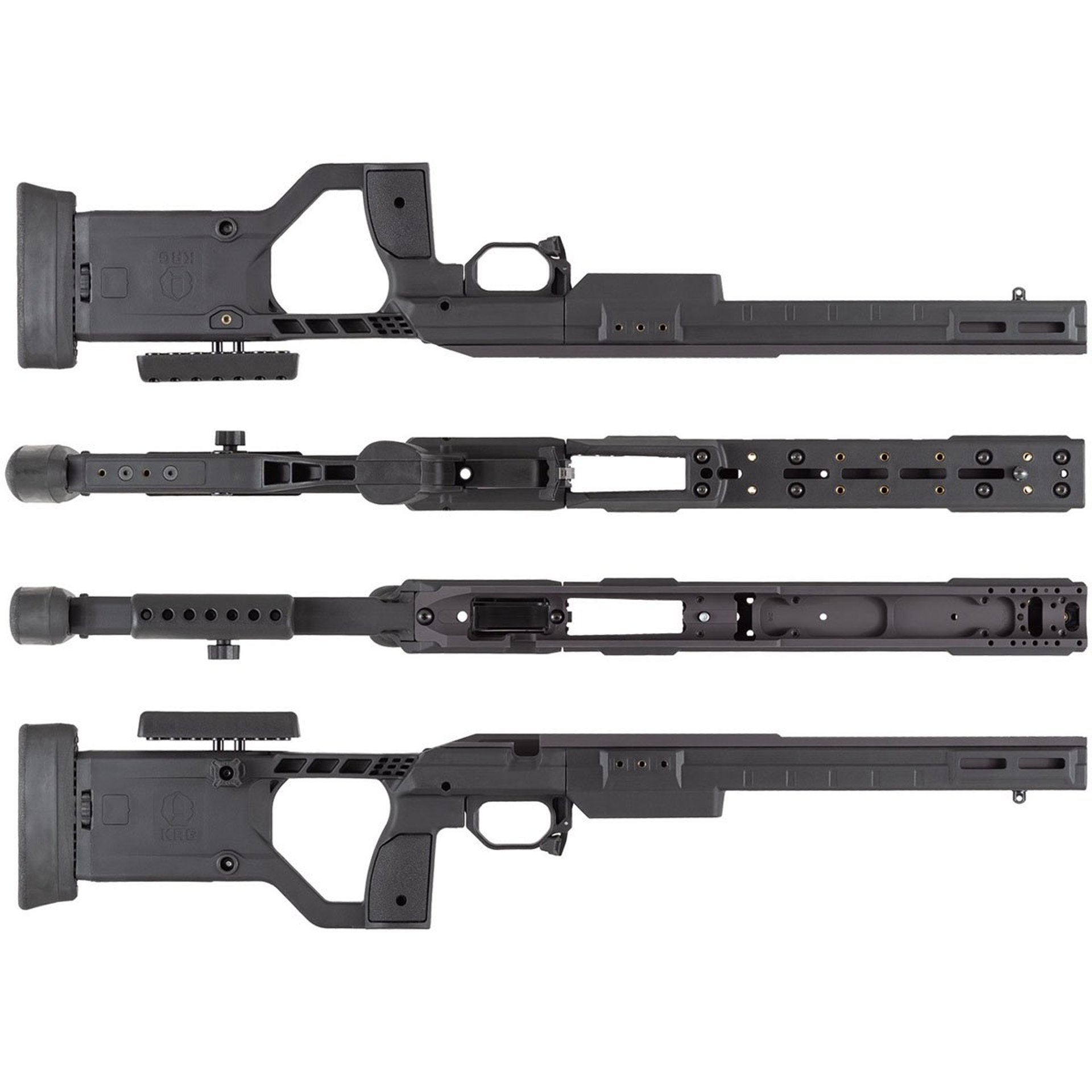 X-Ray Gen5 Chassis for Howa 1500 Short Action Black