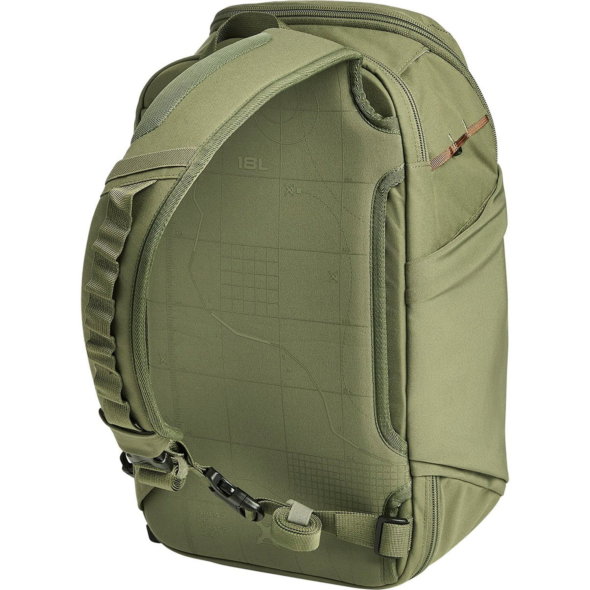 Gamut 18L Sling Bag Black Evergreen