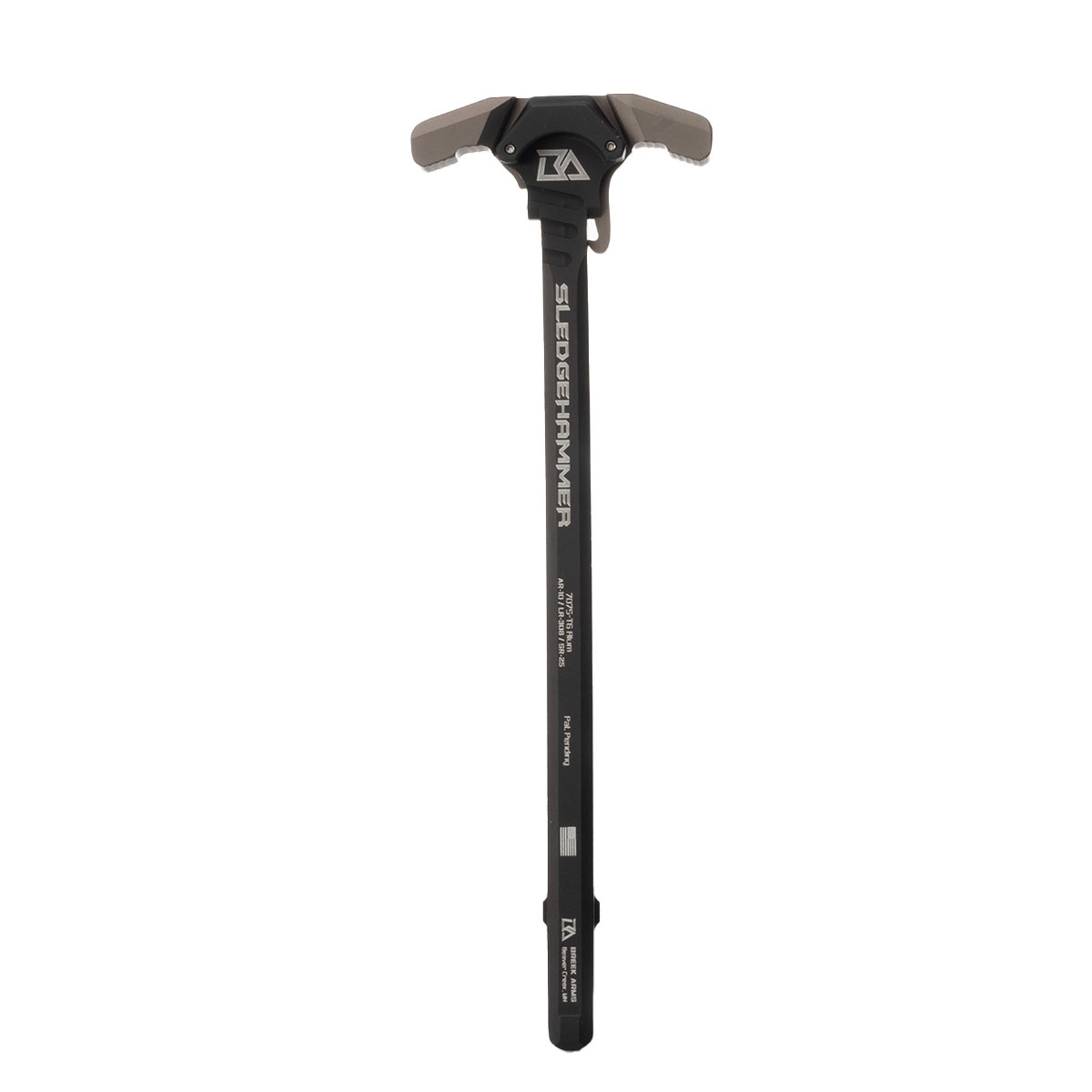 Sledgehammer Ambidextrous Charging Handle for AR-308 Gray