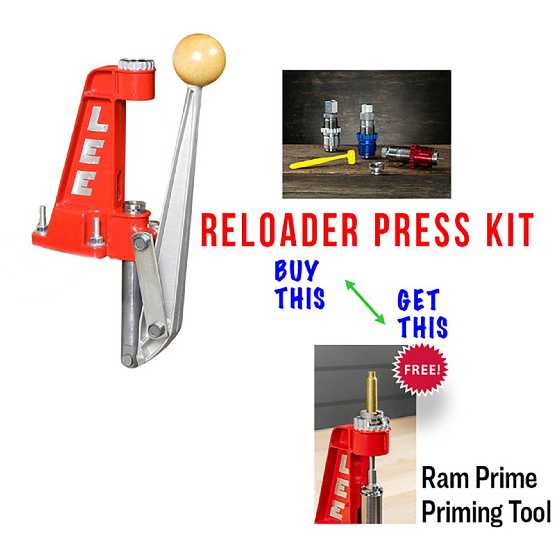 38 SPL/357 Magnum Breech Lock Reloader Press Kit