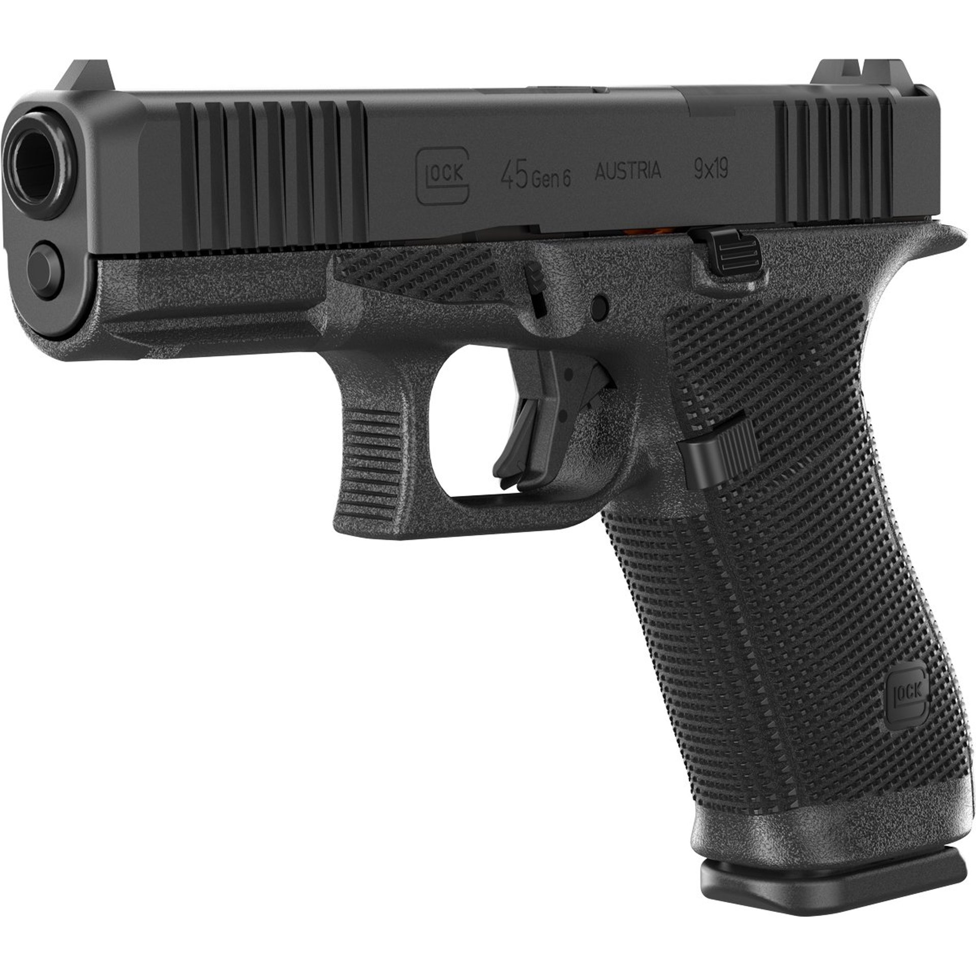 Glock 45 GEN 6 9mm Luger 4.02" BBL (3)17RD Mag ORS Black