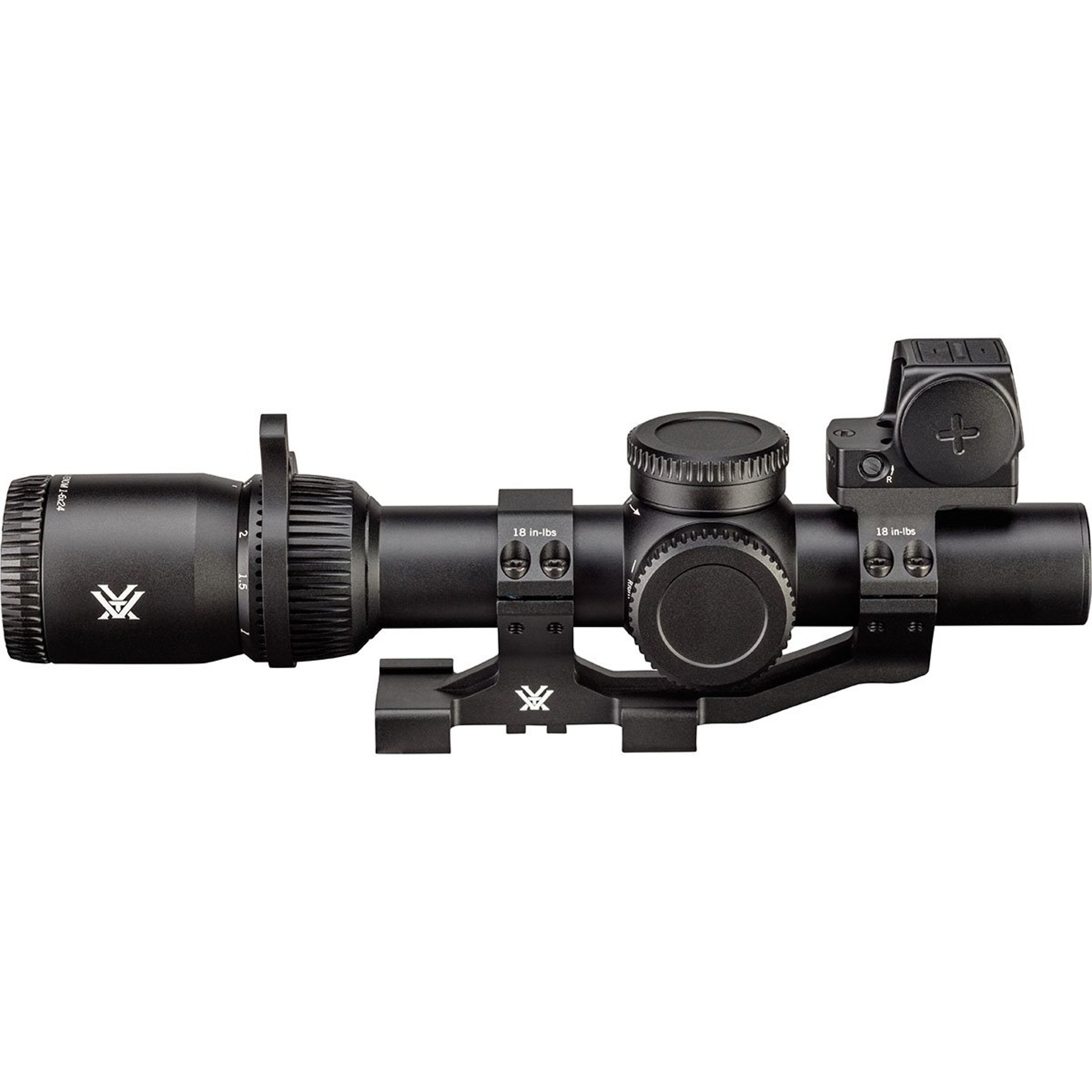 Venom 1-6x24mm SFP Illum AR-BDC3, Red Dot & Mount Bundle