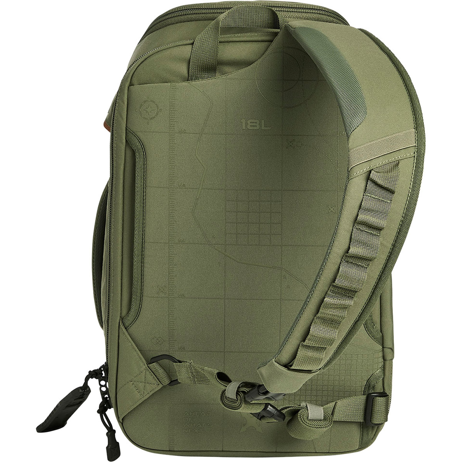 Gamut 18L Sling Bag Black Evergreen