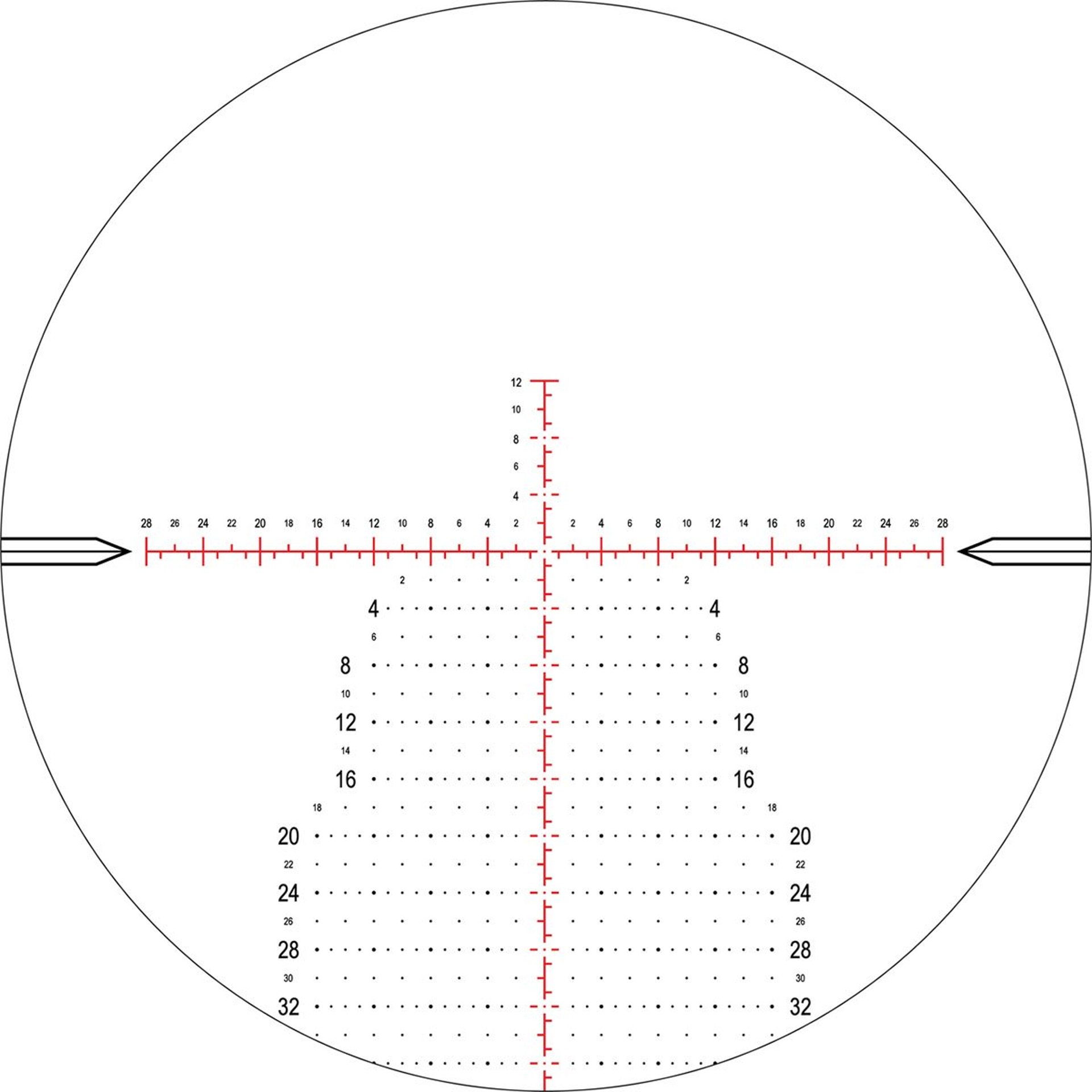 NX6 6-36x56mm FFP Illuminated MOA-XT Reticle Black