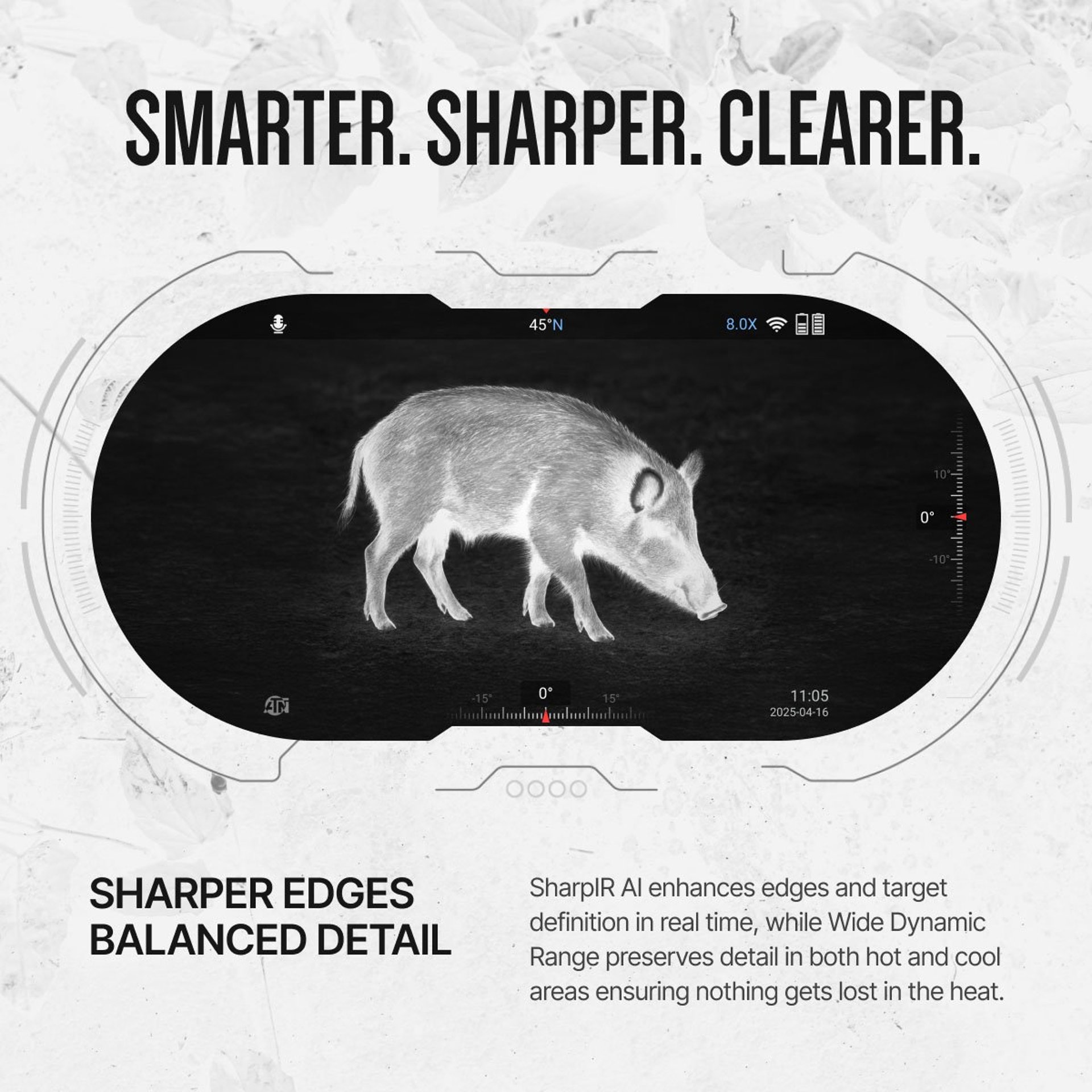 Binox 6 Dual Multispectral 640x512 Thermal Binocular w/Laser