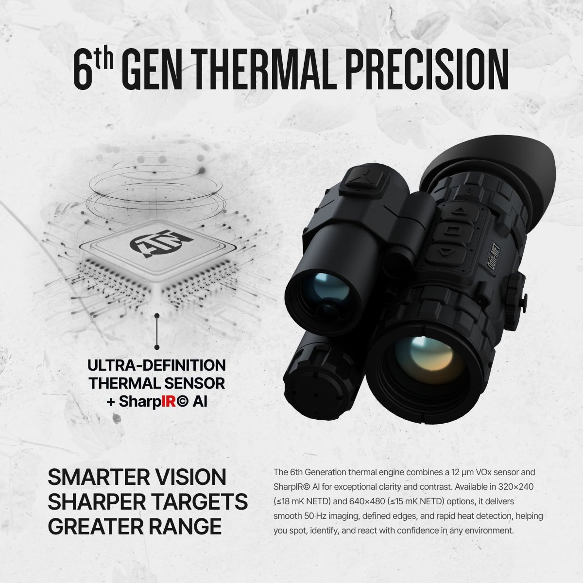 ODIN 6 640x480 Res Thermal Monocular