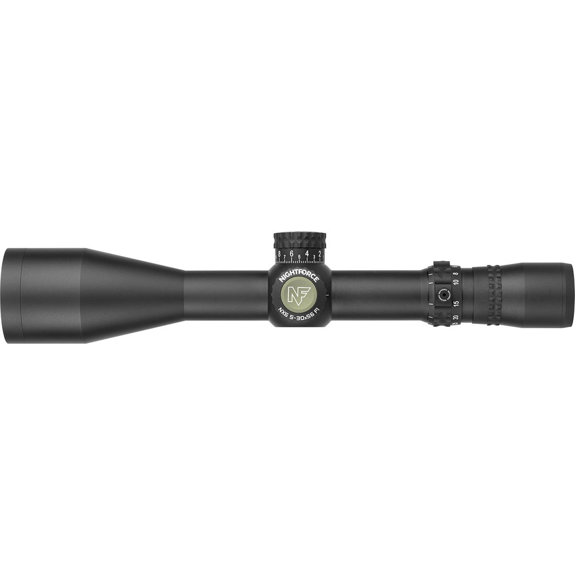 NX6 5-30x56mm FFP Illuminated MOA-XT Reticle Black