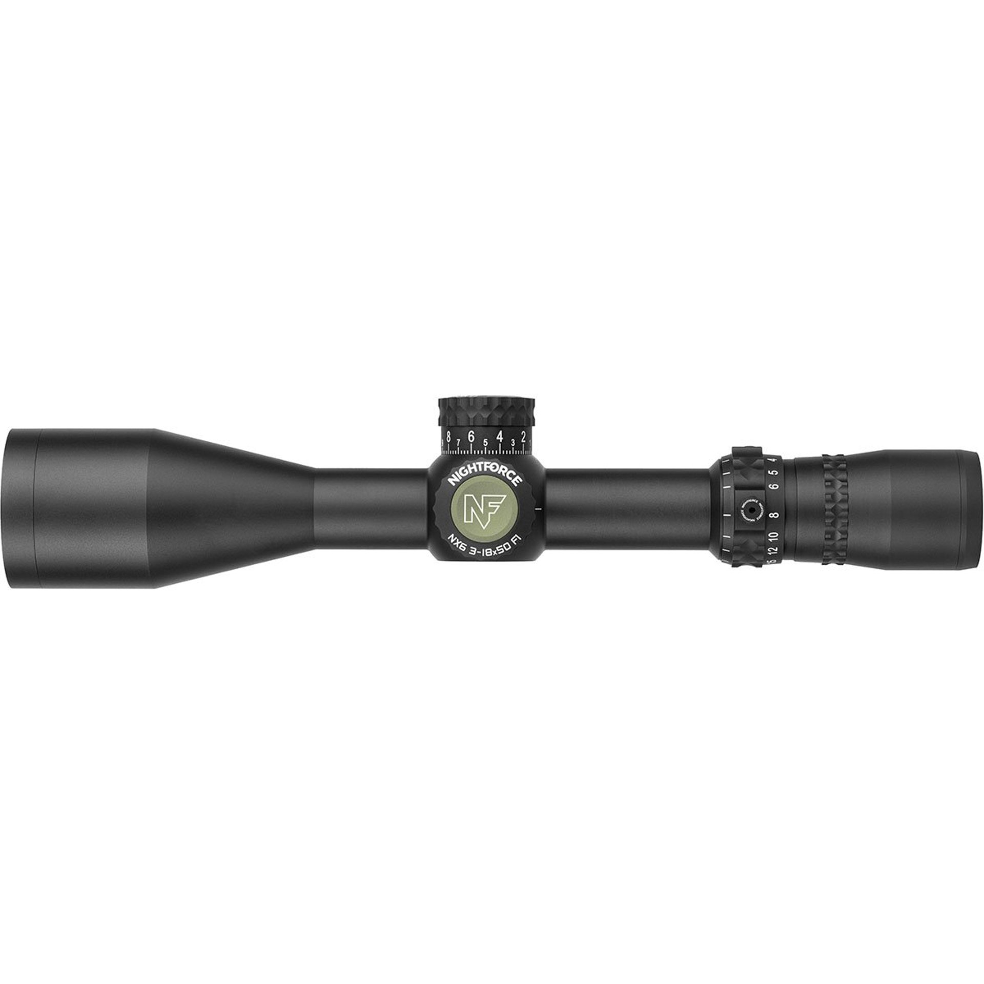 NX6 3-18x50mm FFP Illuminated MOA-C Reticle Black