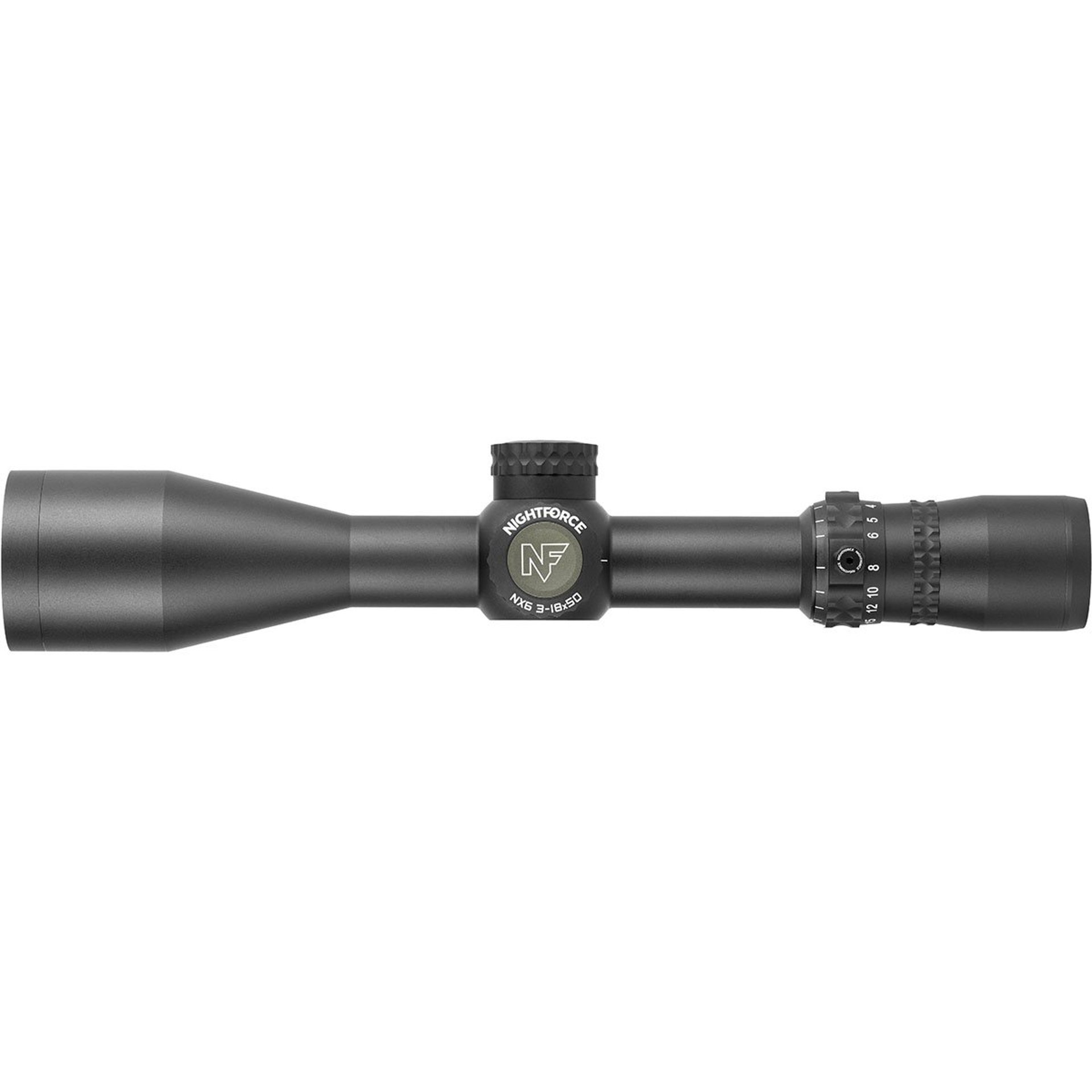 NX6 3-18x50mm SFP Illuminated 4A-I Reticle Black