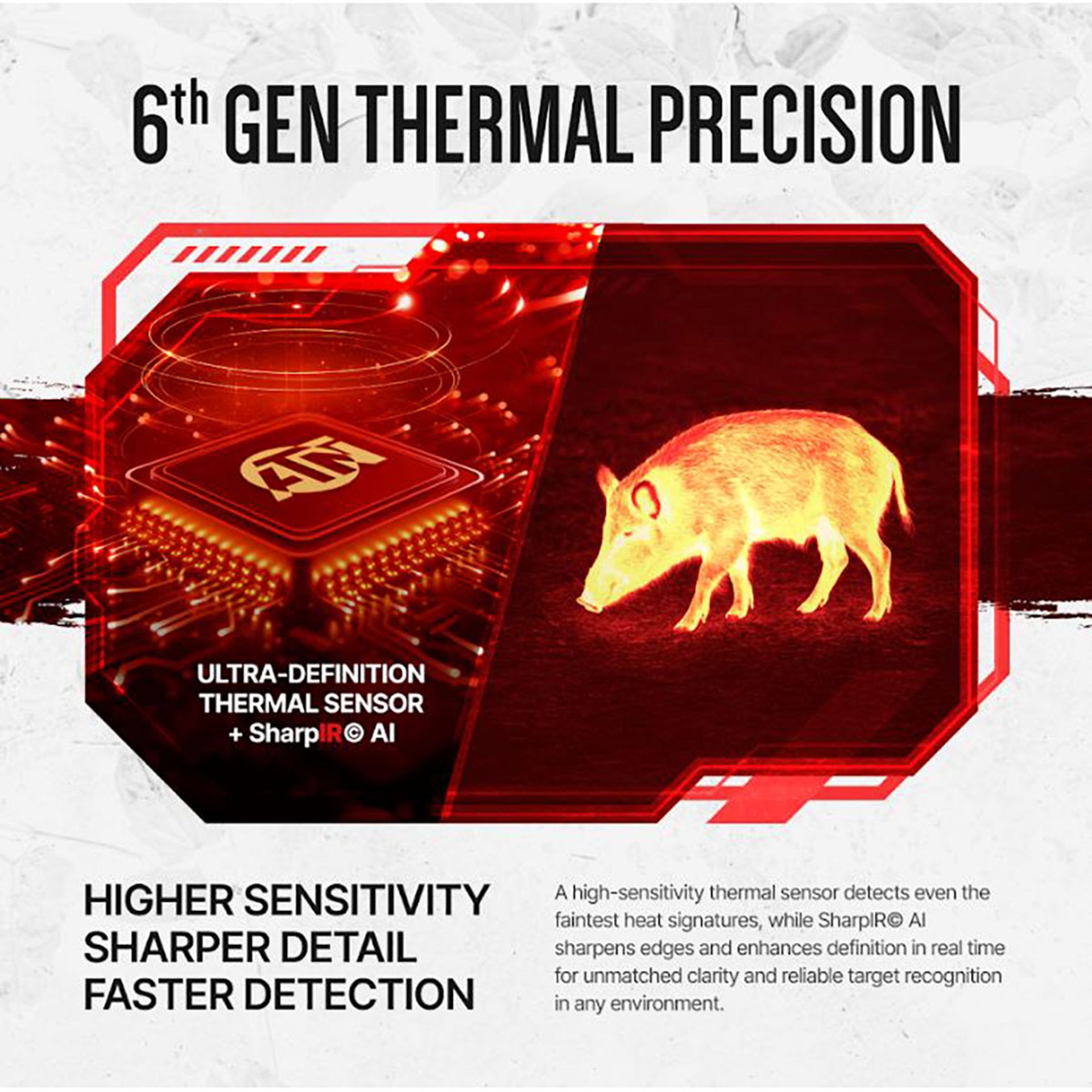 ThOR 6 Mini 3.5-28x 256×192 Res Compact Thermal Rifle Scope