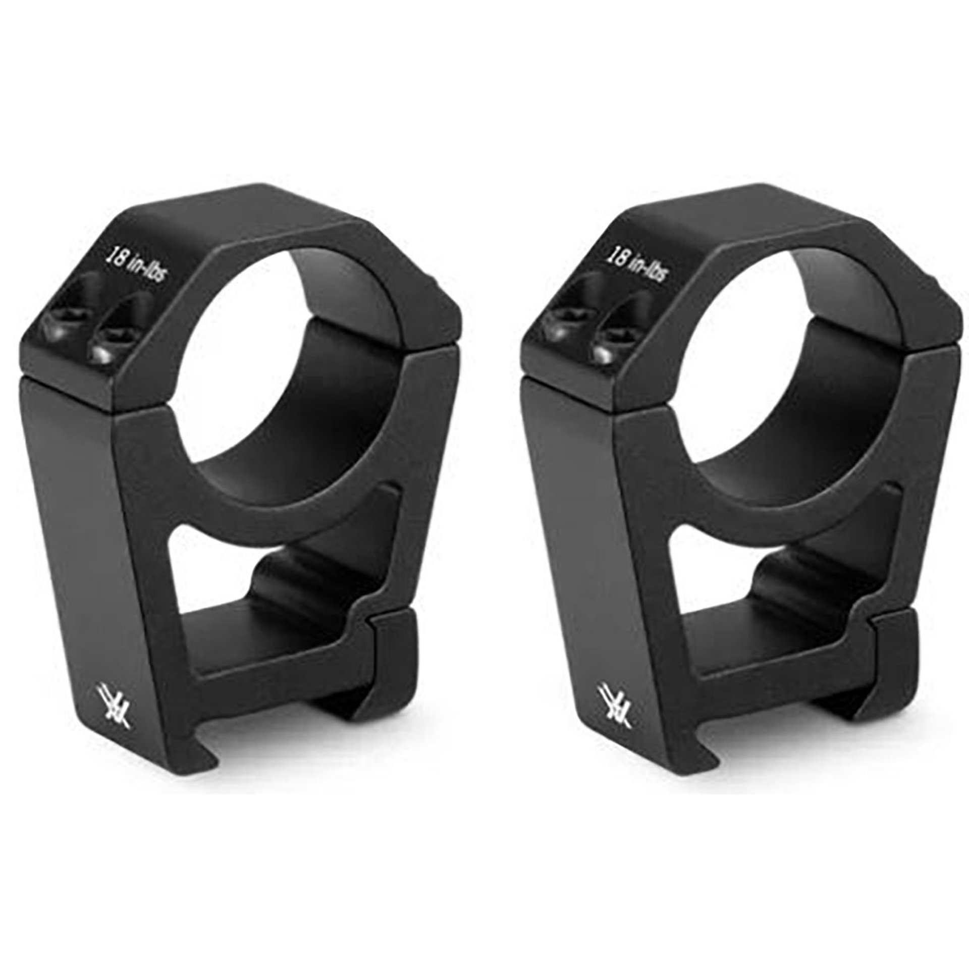 Sport Riflescope Rings 30mm Extra High 1.5" Elevate BLK 2-Pc