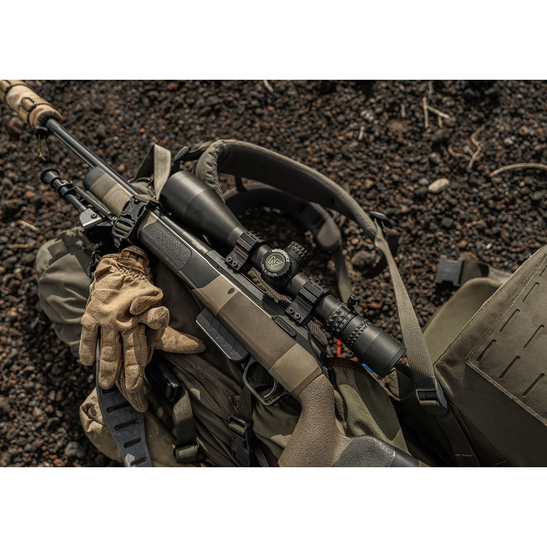 NX6 6-36x56mm FFP Illuminated Mil-XT Reticle Black