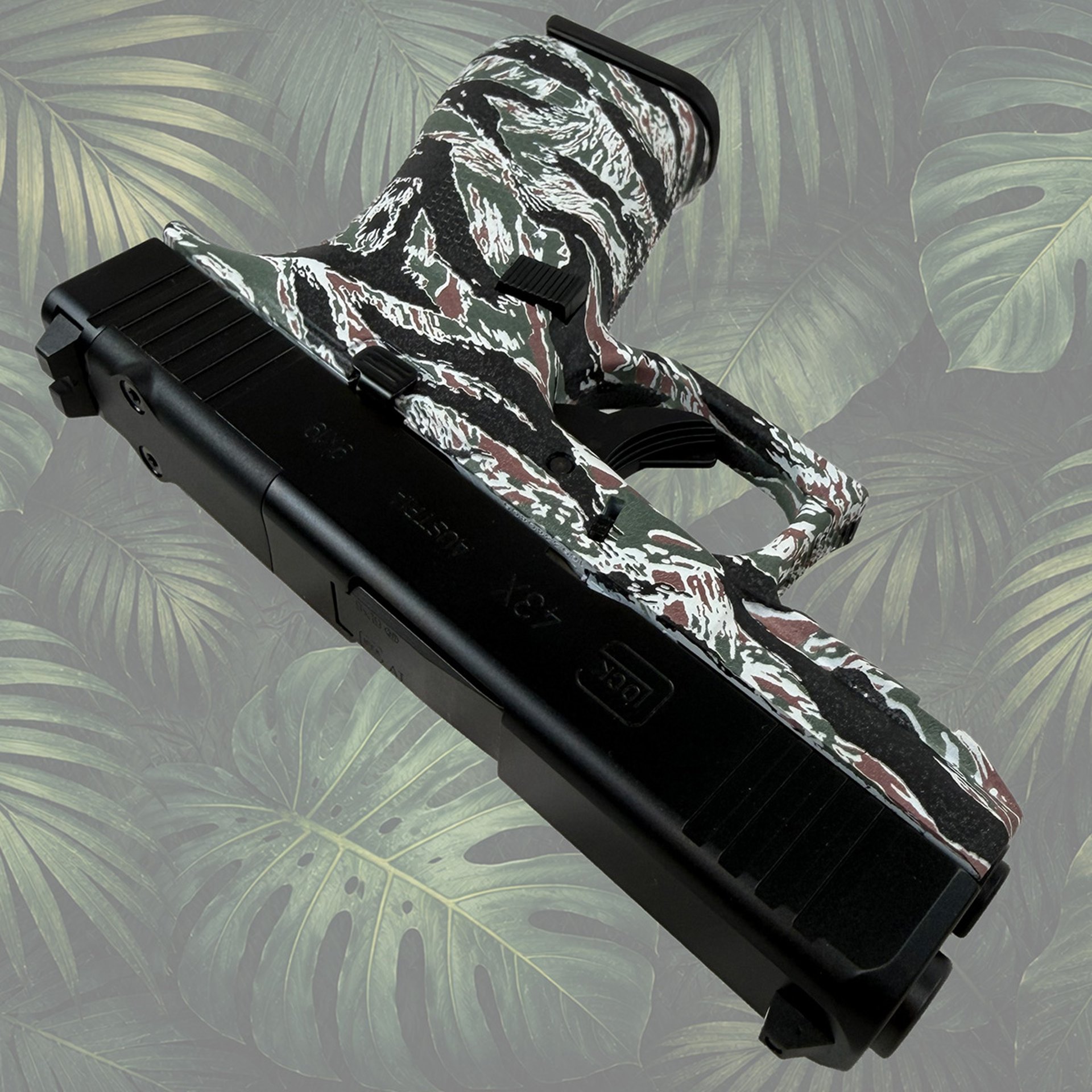 Glock 43X MOS 9mm Luger 3.41" BBL (2)10RD Mags Black - Tiger