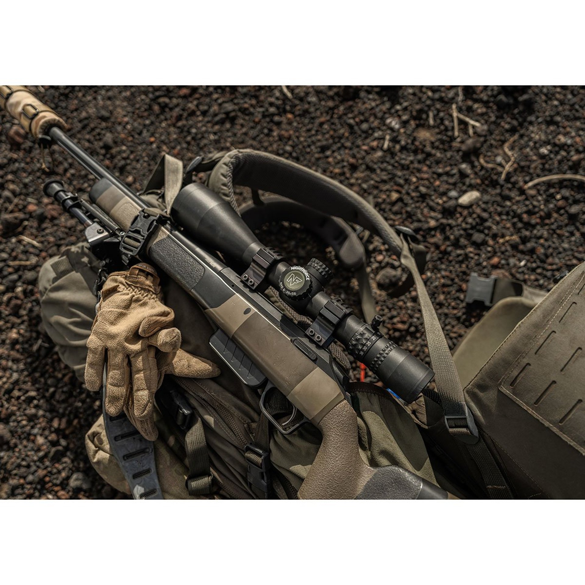 NX6 6-36x56mm FFP Illuminated Mil-C Reticle Black