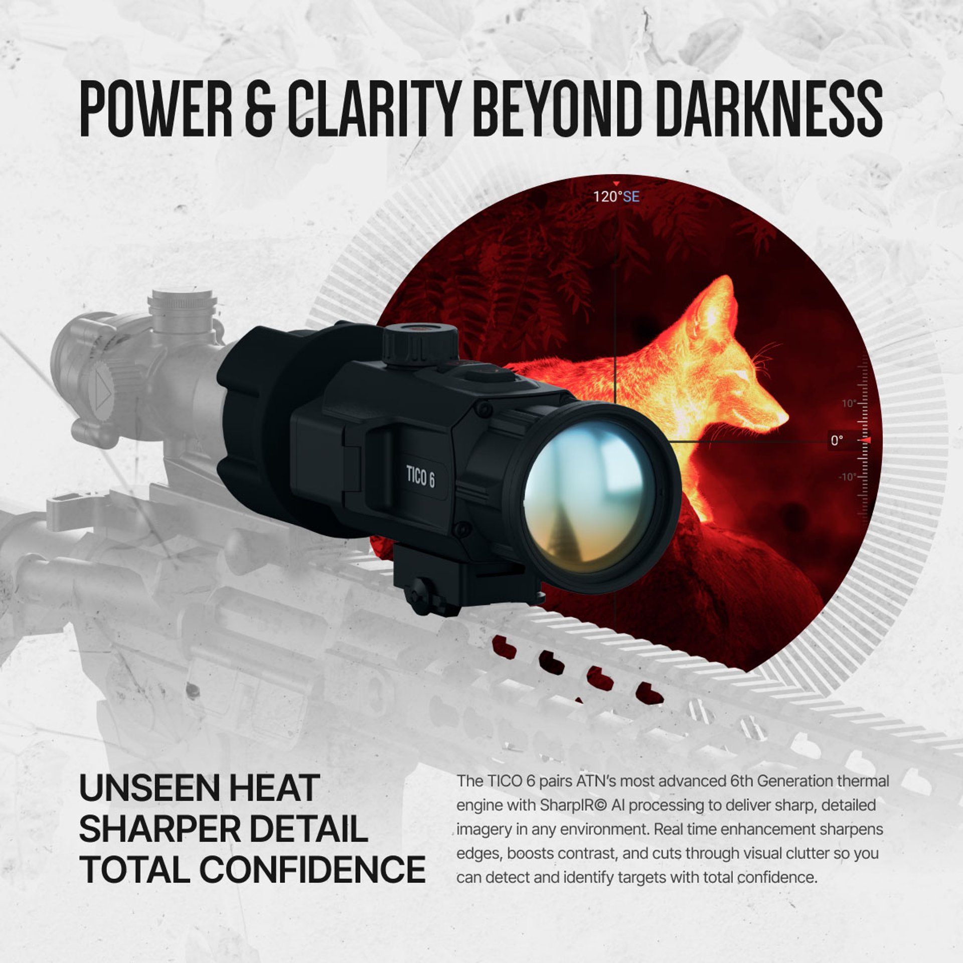 TICO 6 1x 384x288 Clip-On Thermal Optic