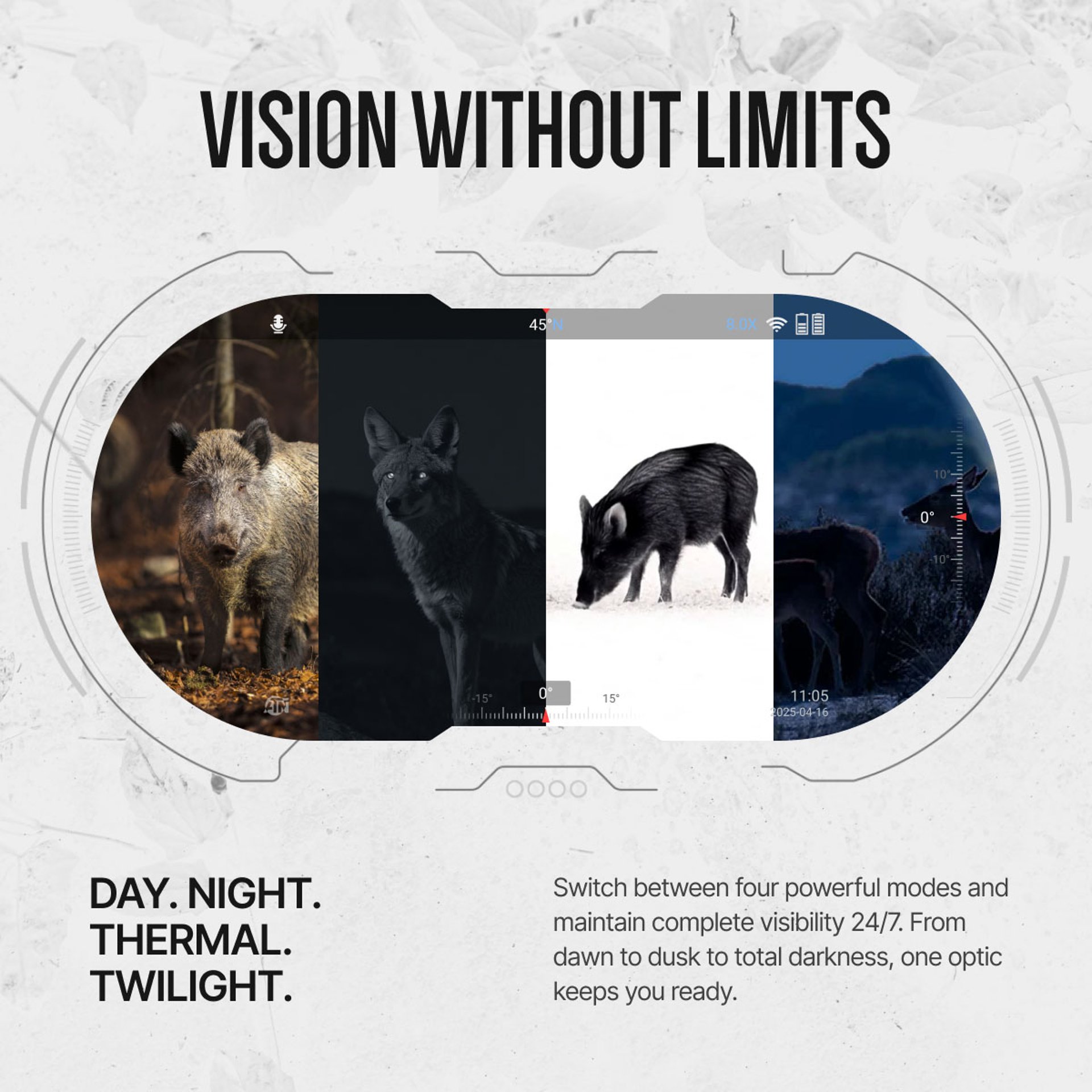 Binox 6 Dual Multispectral 384x288 Thermal Binocular w/Laser