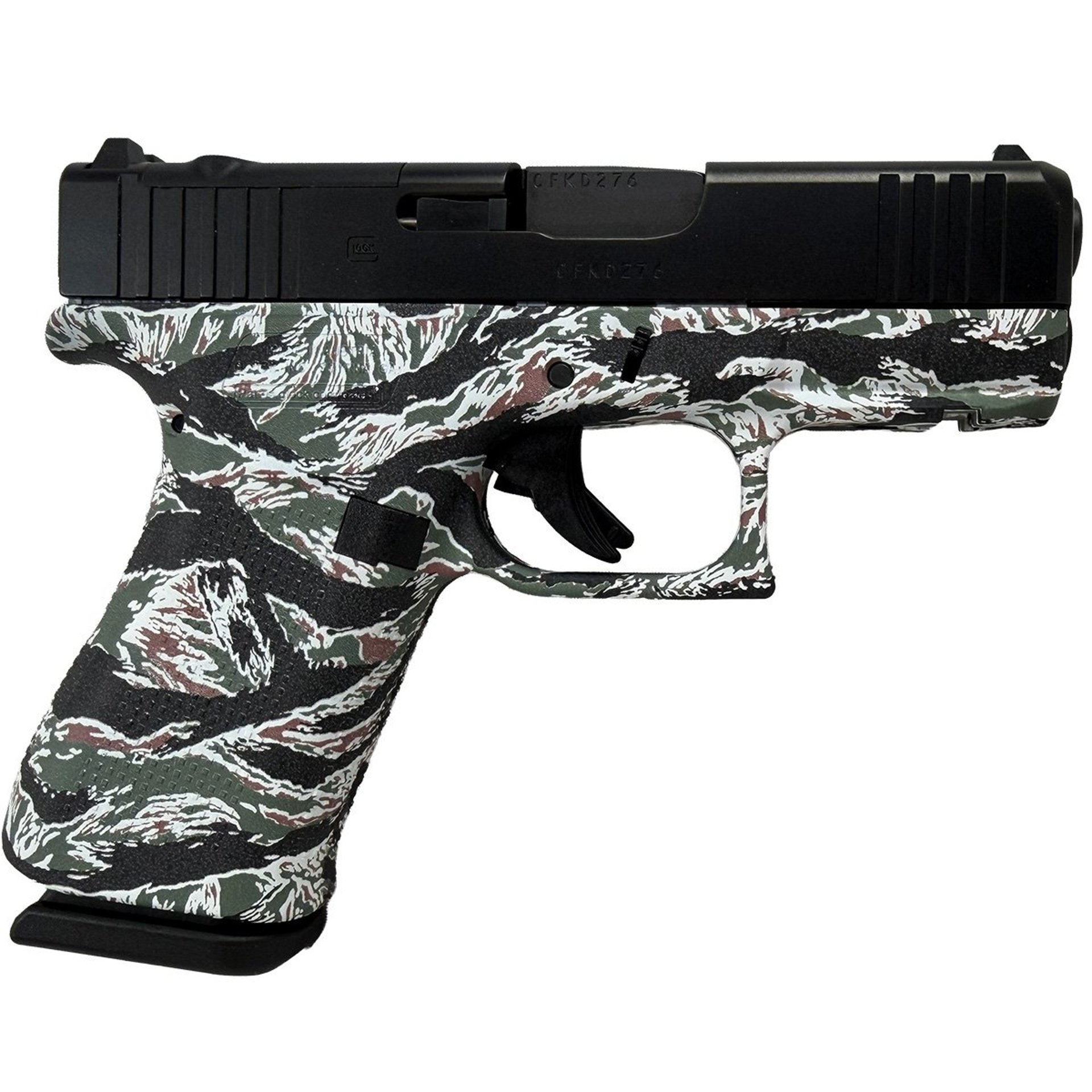 Glock 43X MOS 9mm Luger 3.41" BBL (2)10RD Mags Black - Tiger