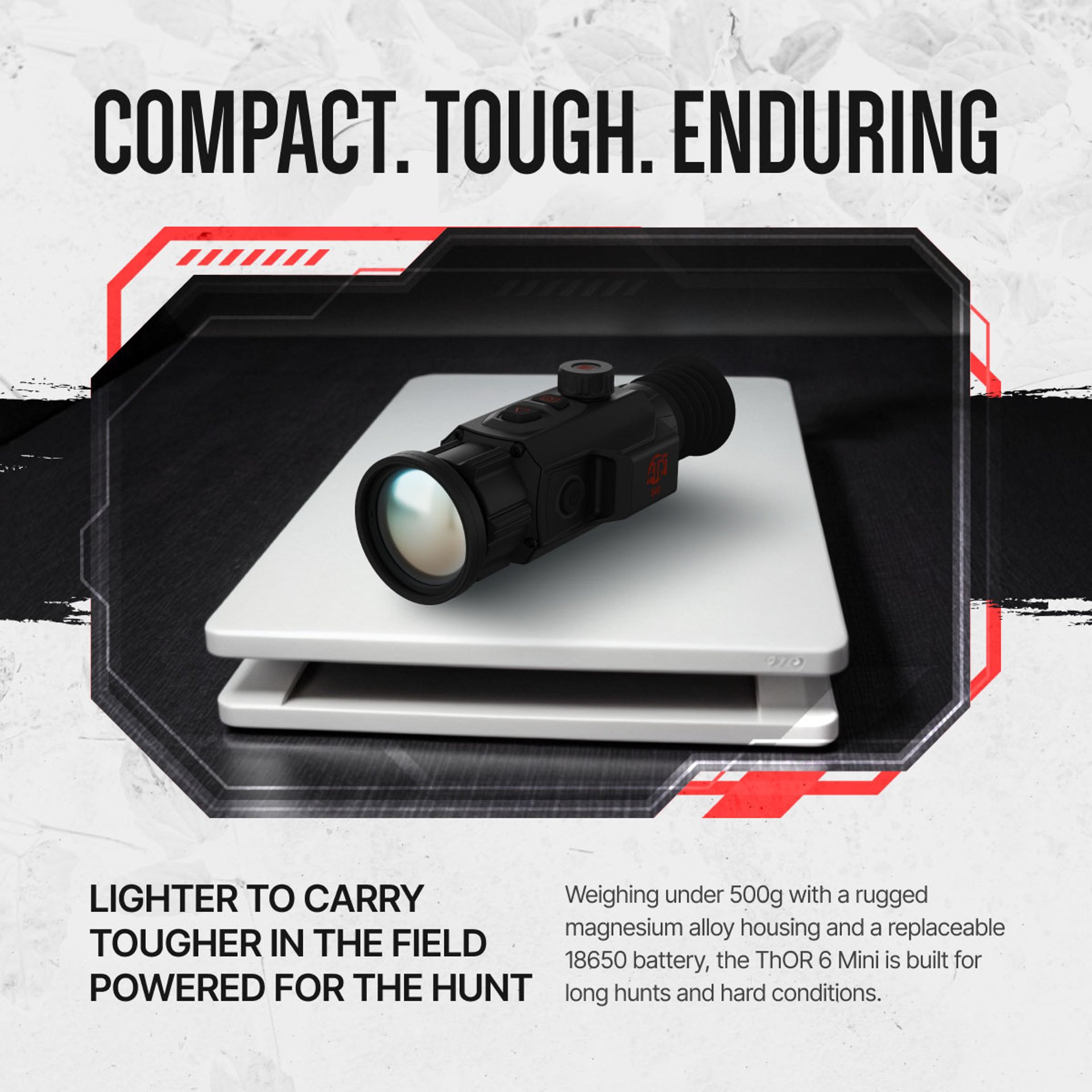 ThOR 6 Mini 3-24x 640X512 Res Compact Thermal Rifle Scope