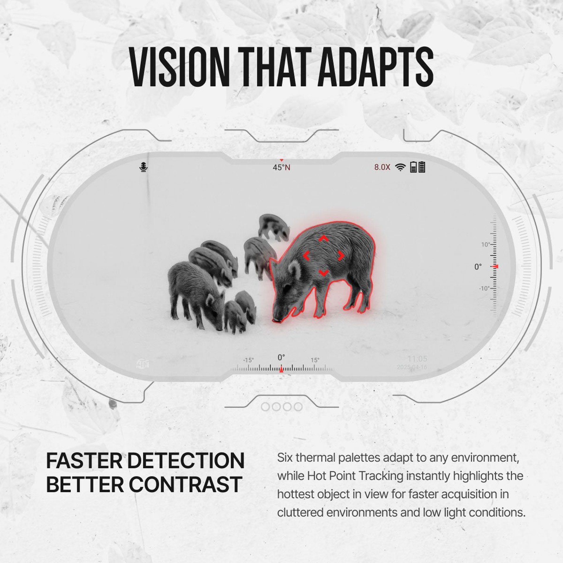 Binox 6 Dual Multispectral 256x192 Thermal Binocular w/Laser