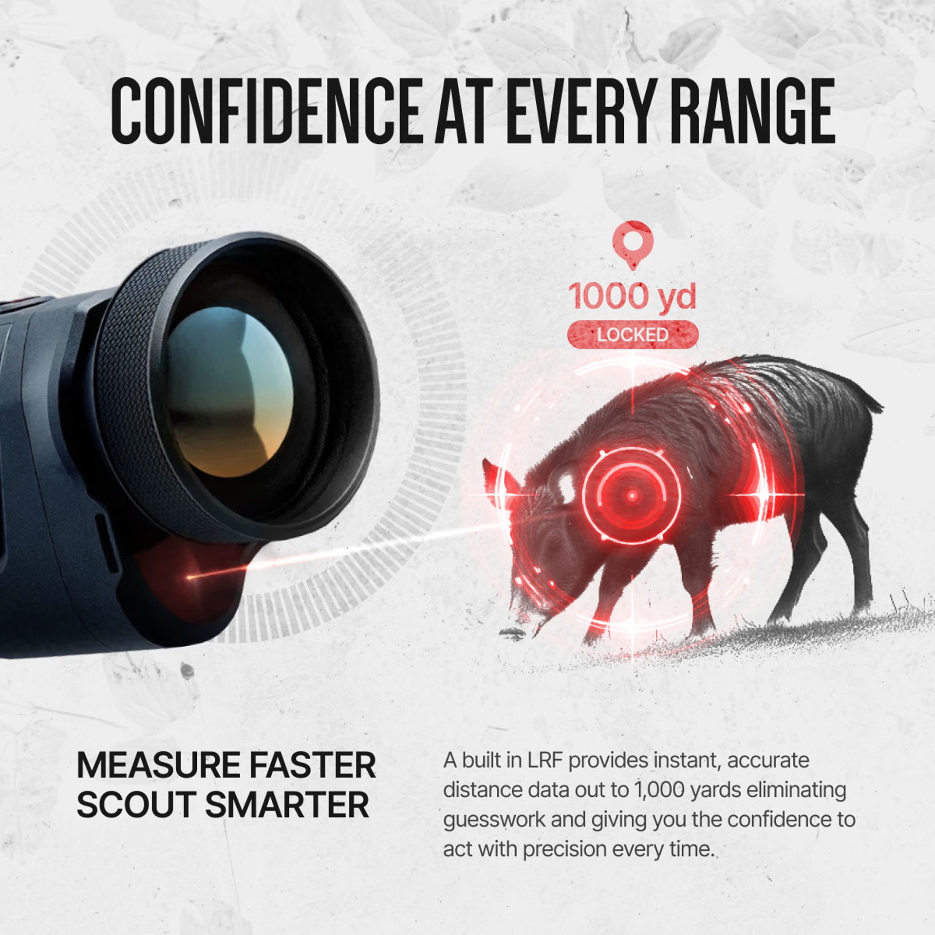 Blazehunter XD 2-16x 1280x1024 Thermal Monocular w/LRF