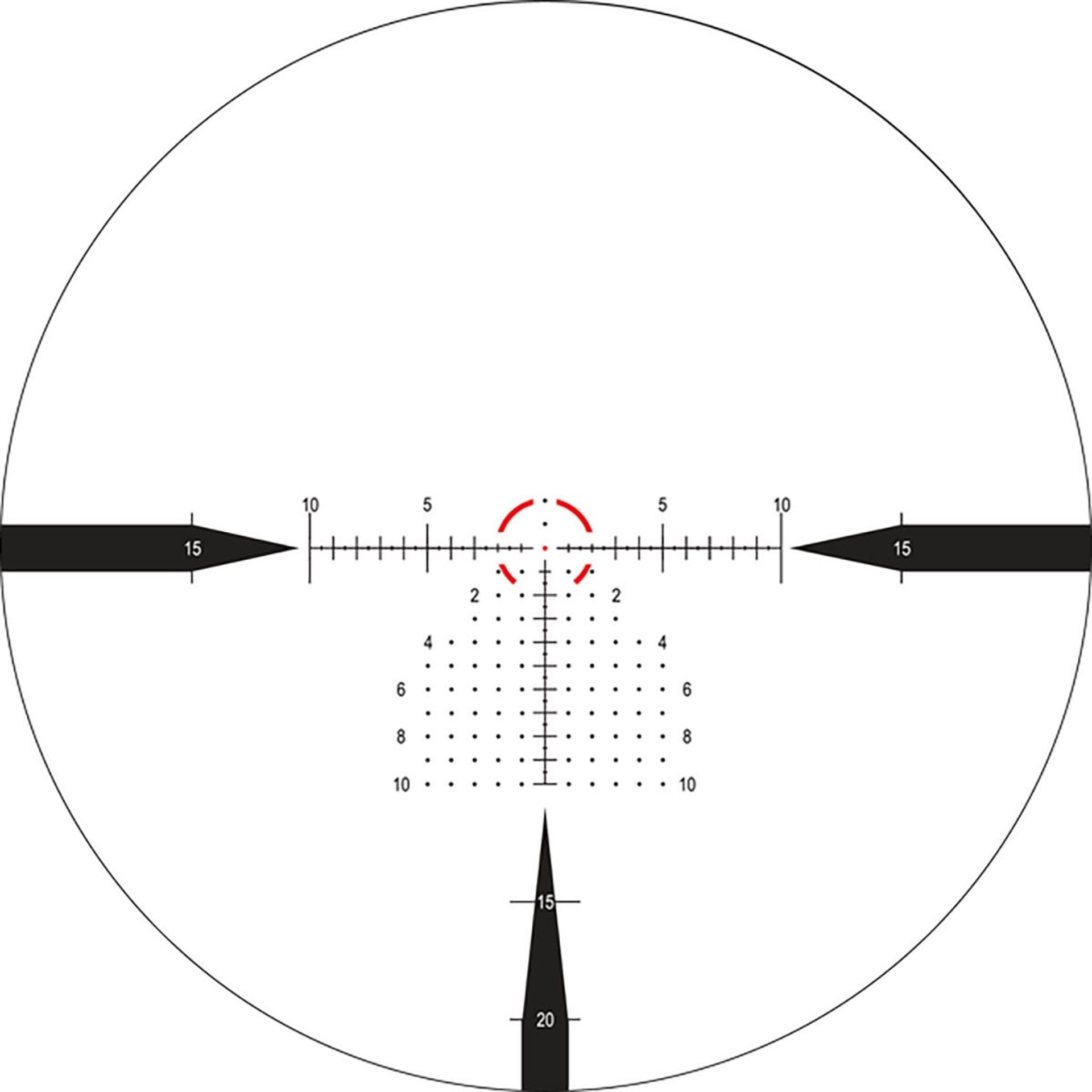 NX6 1-6x24mm FFP Illuminated FC-DMX Reticle Black